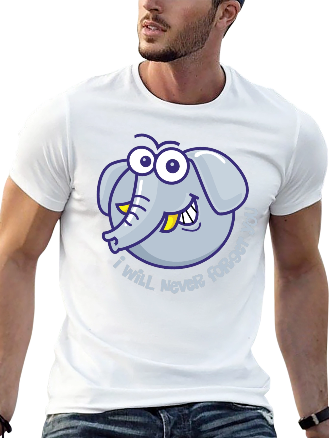 I Will Never Forget You Elephant Graphic Tee