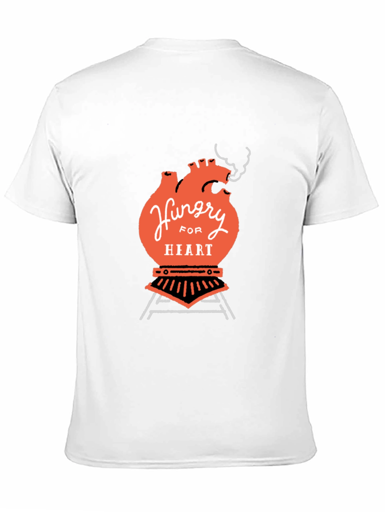 Hungry for Heart Black T-Shirt Graphic Tee