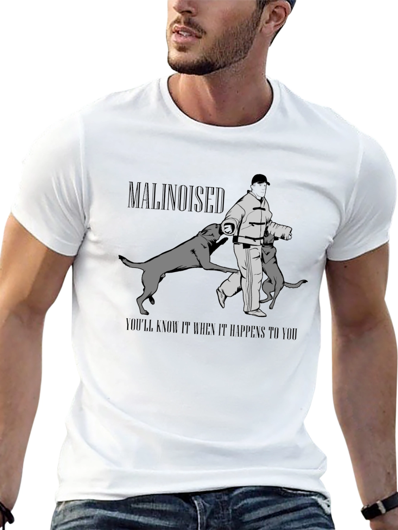 Malinoised T-Shirt: Dog Training Graphic Tee
