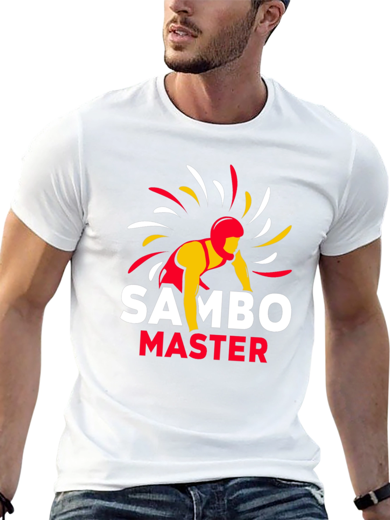 Sambo Master Black T-Shirt - Wrestling Martial Arts Tee