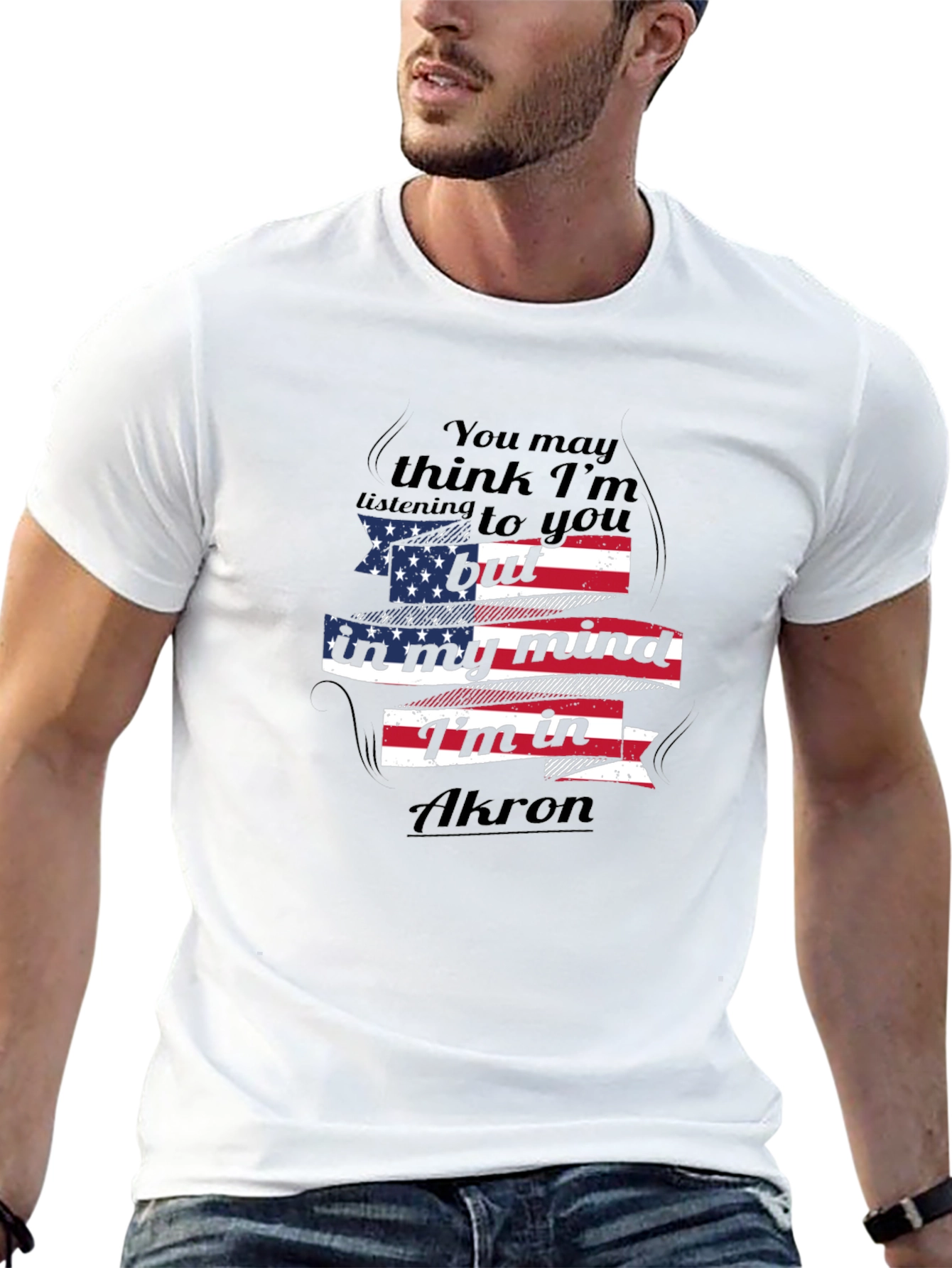 Akron Mind T-Shirt - Patriotic Design