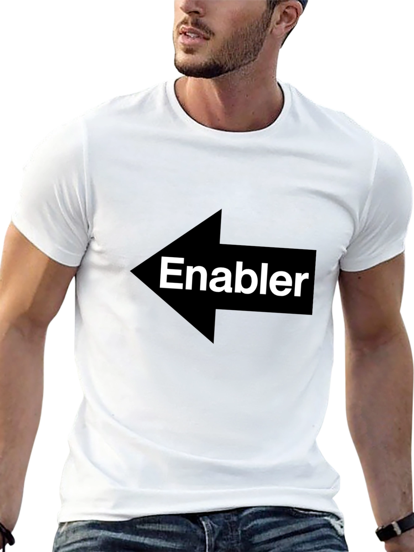 Enabler Arrow Graphic Black T-Shirt