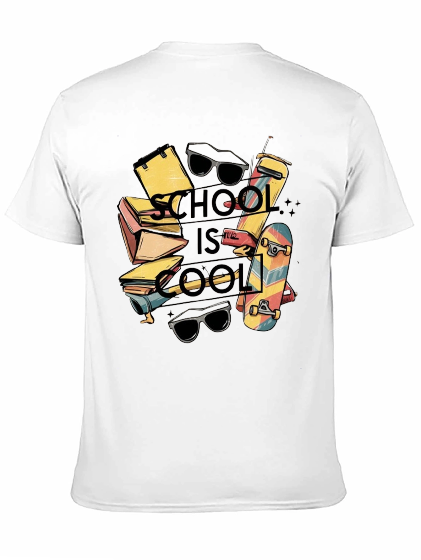 Cool School Graphic Tee - Black