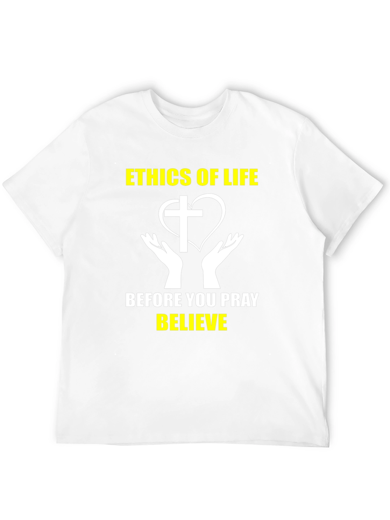 Ethics of Life Believe Graphic Tee