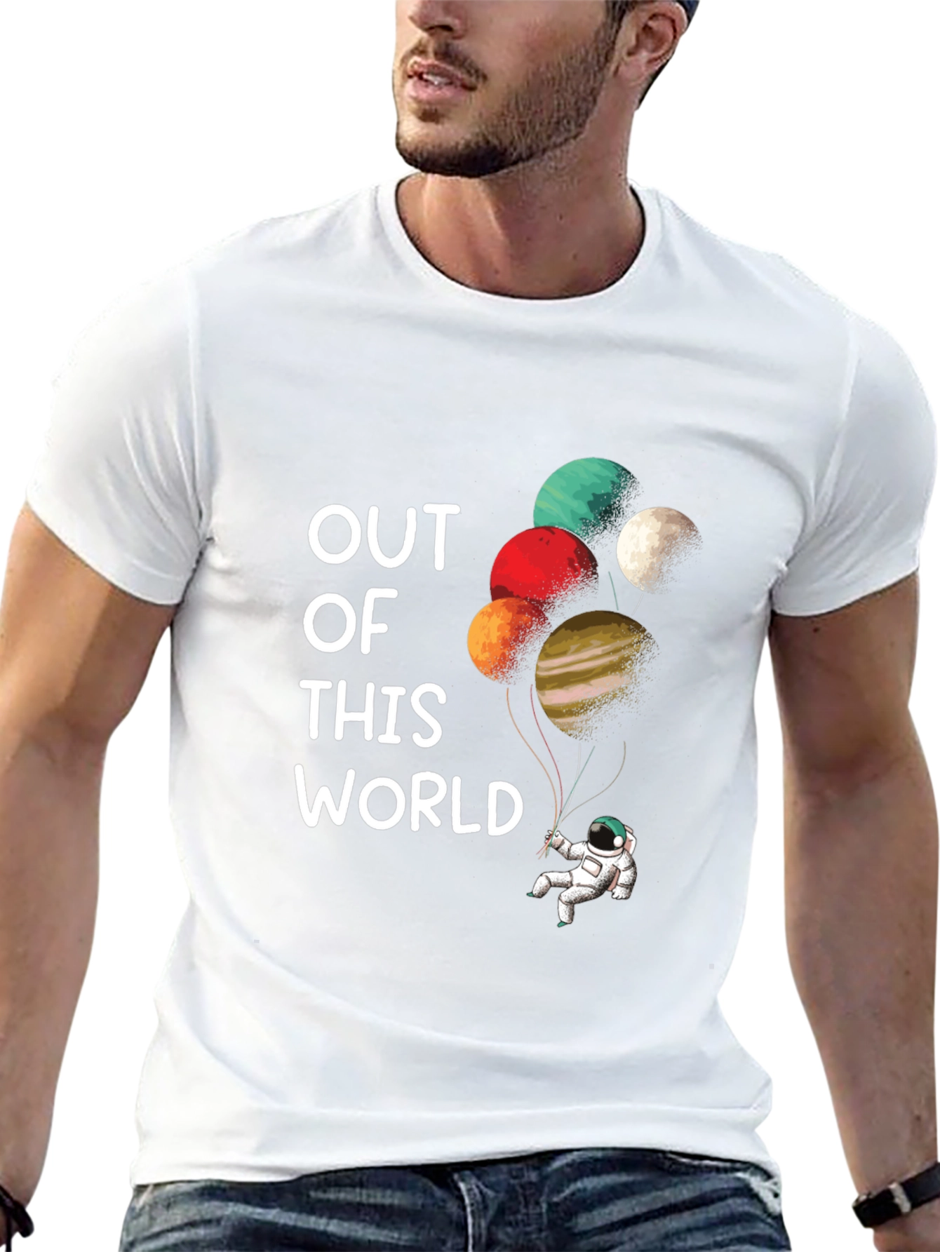 Out of This World Astronaut Graphic Tee