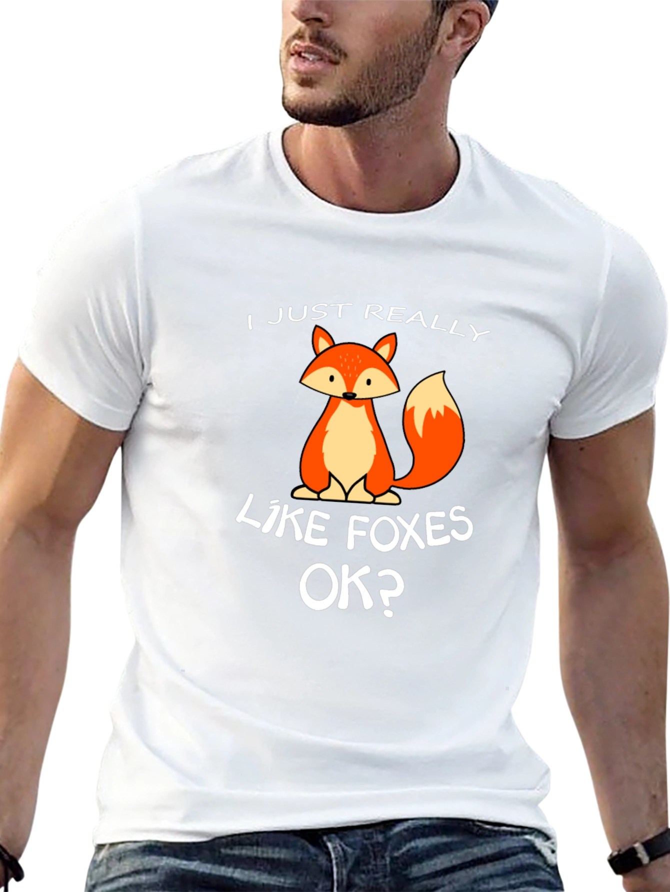 I Just Really Like Foxes OK? Graphic Tee