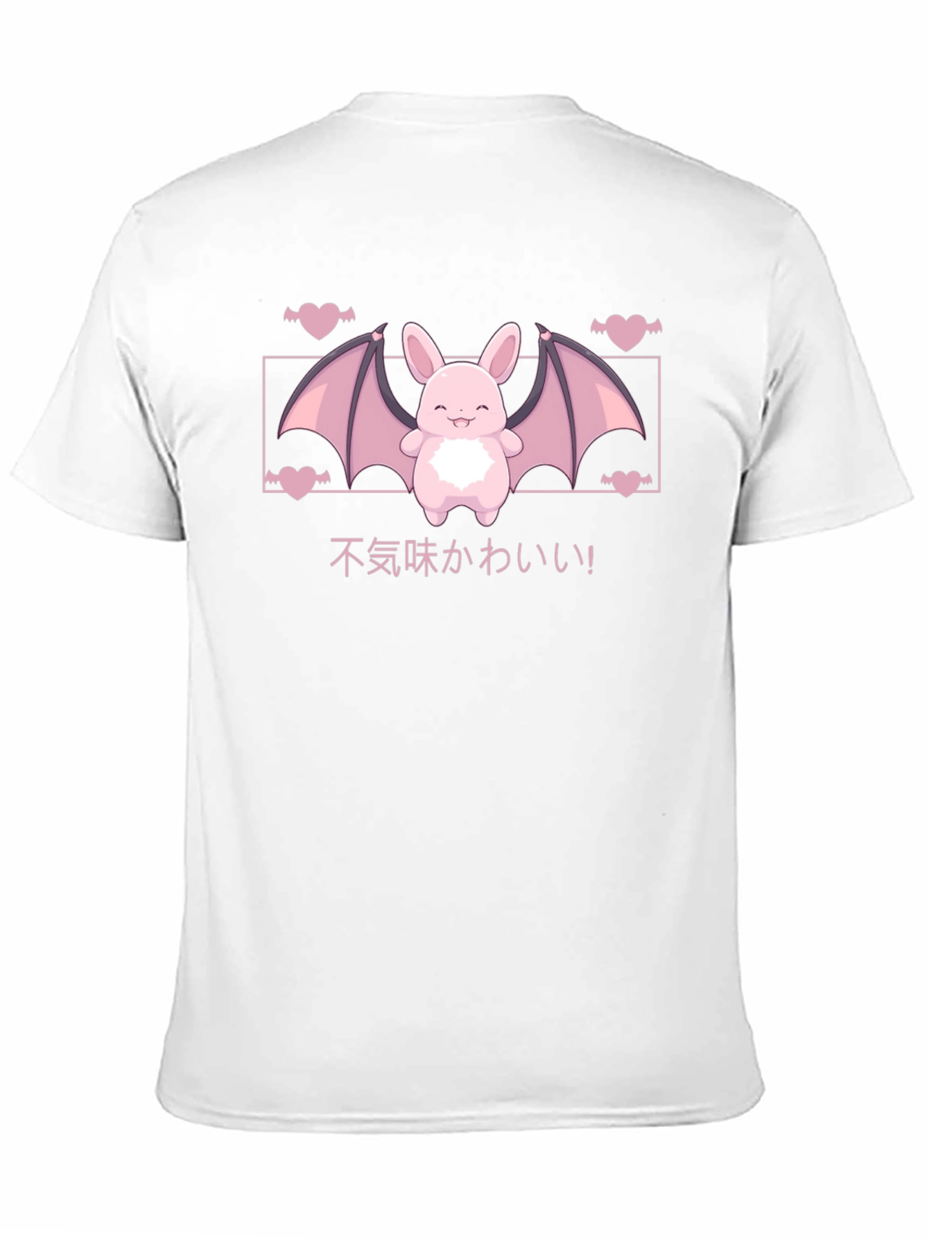 Cute Creepy Kawaii Bat Bunny T-Shirt