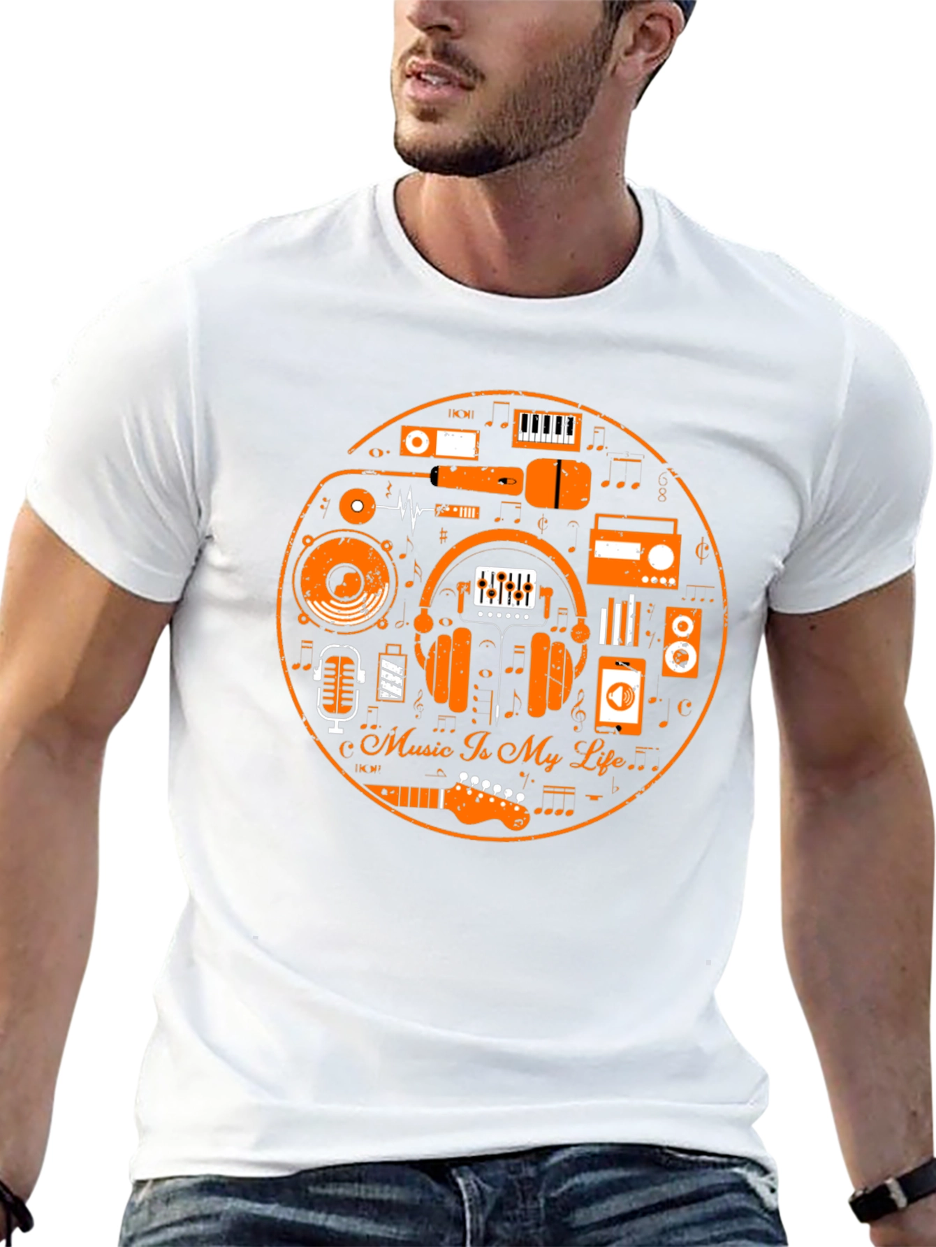 Music is My Life Graphic Tee