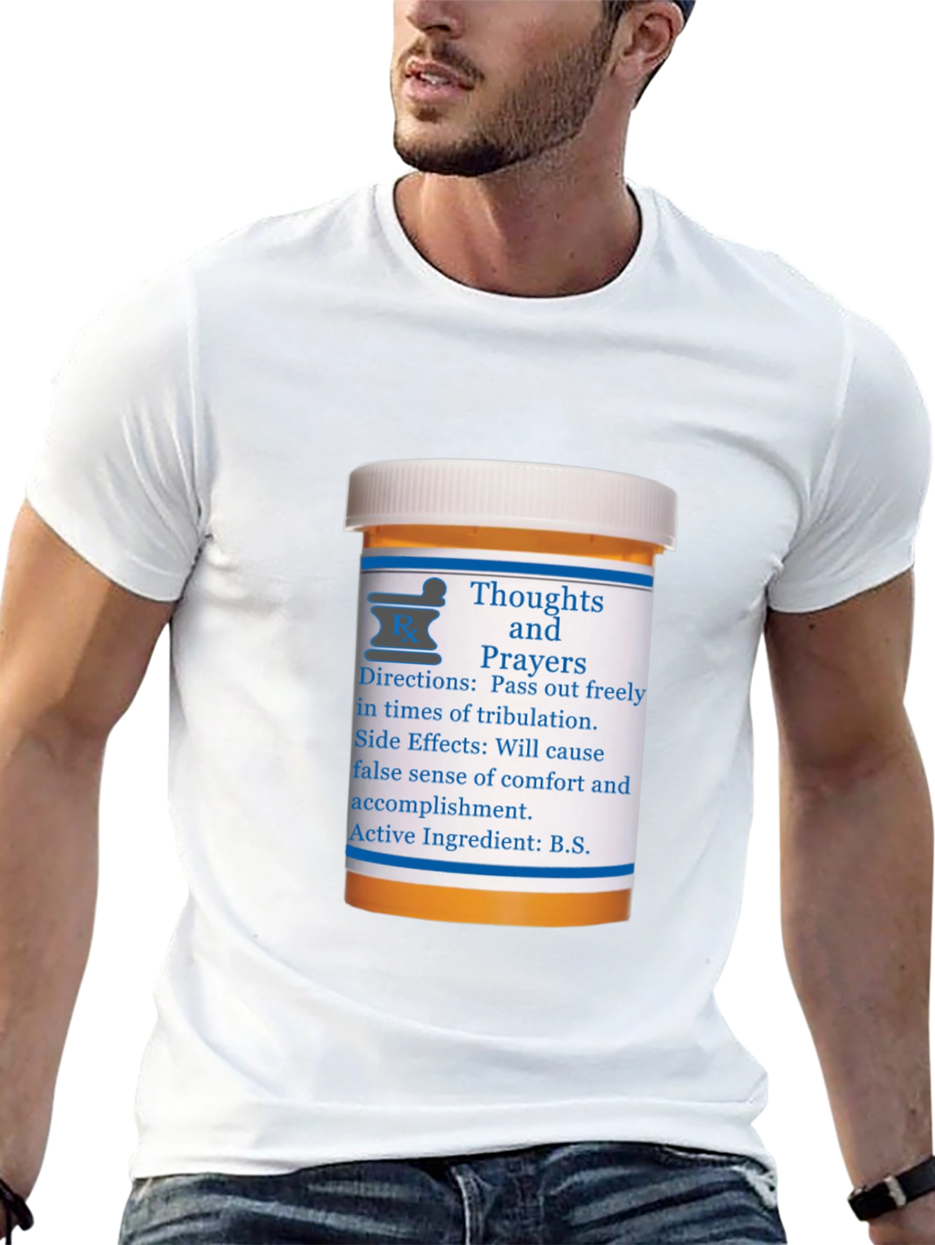 Thoughts and Prayers Humor T-Shirt