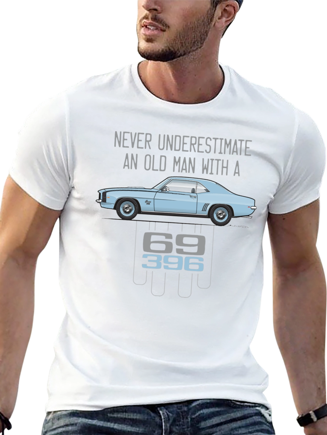 Old Man Camaro T-Shirt - 69 396
