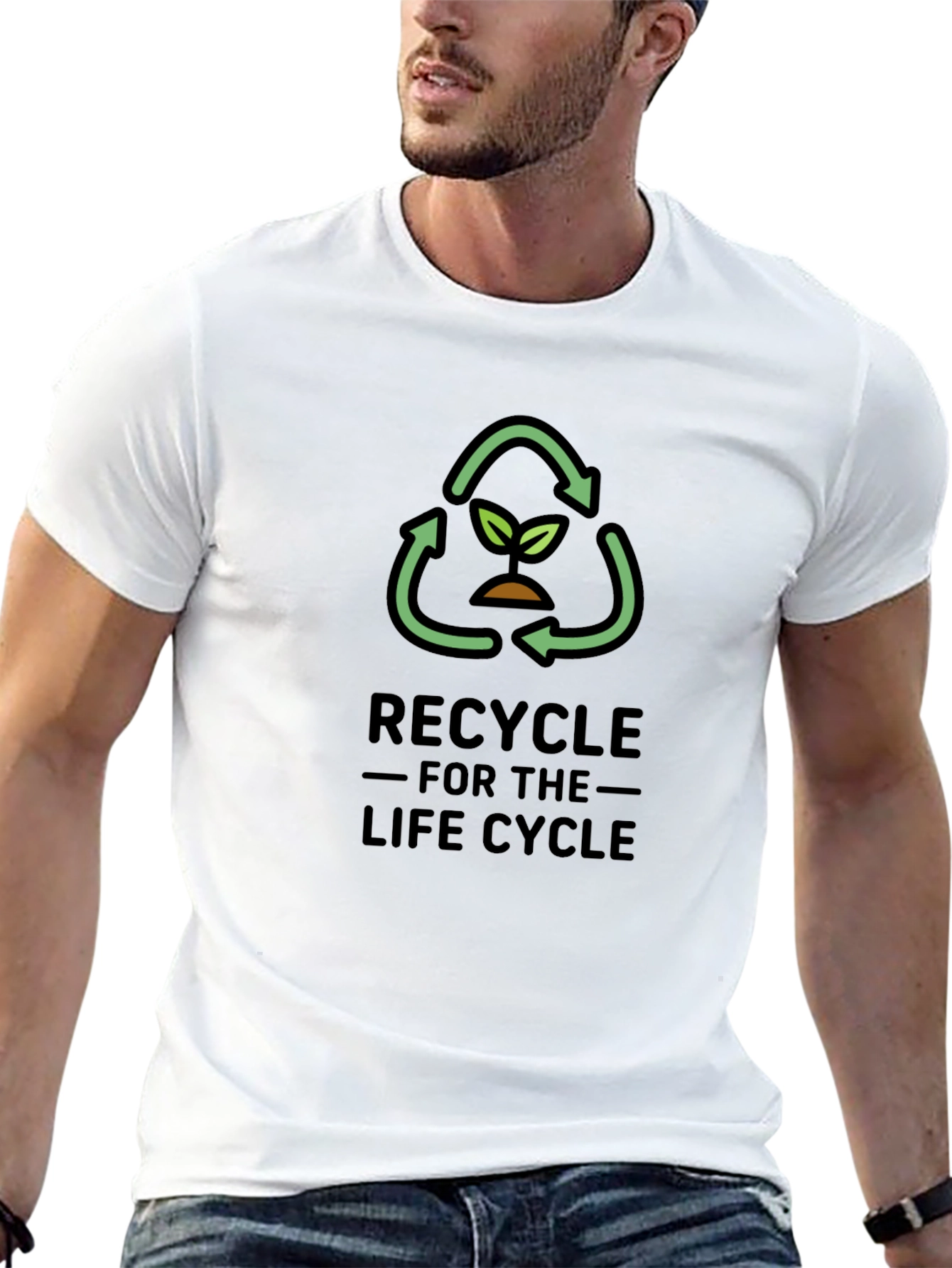 Recycle for the Life Cycle Graphic T-Shirt