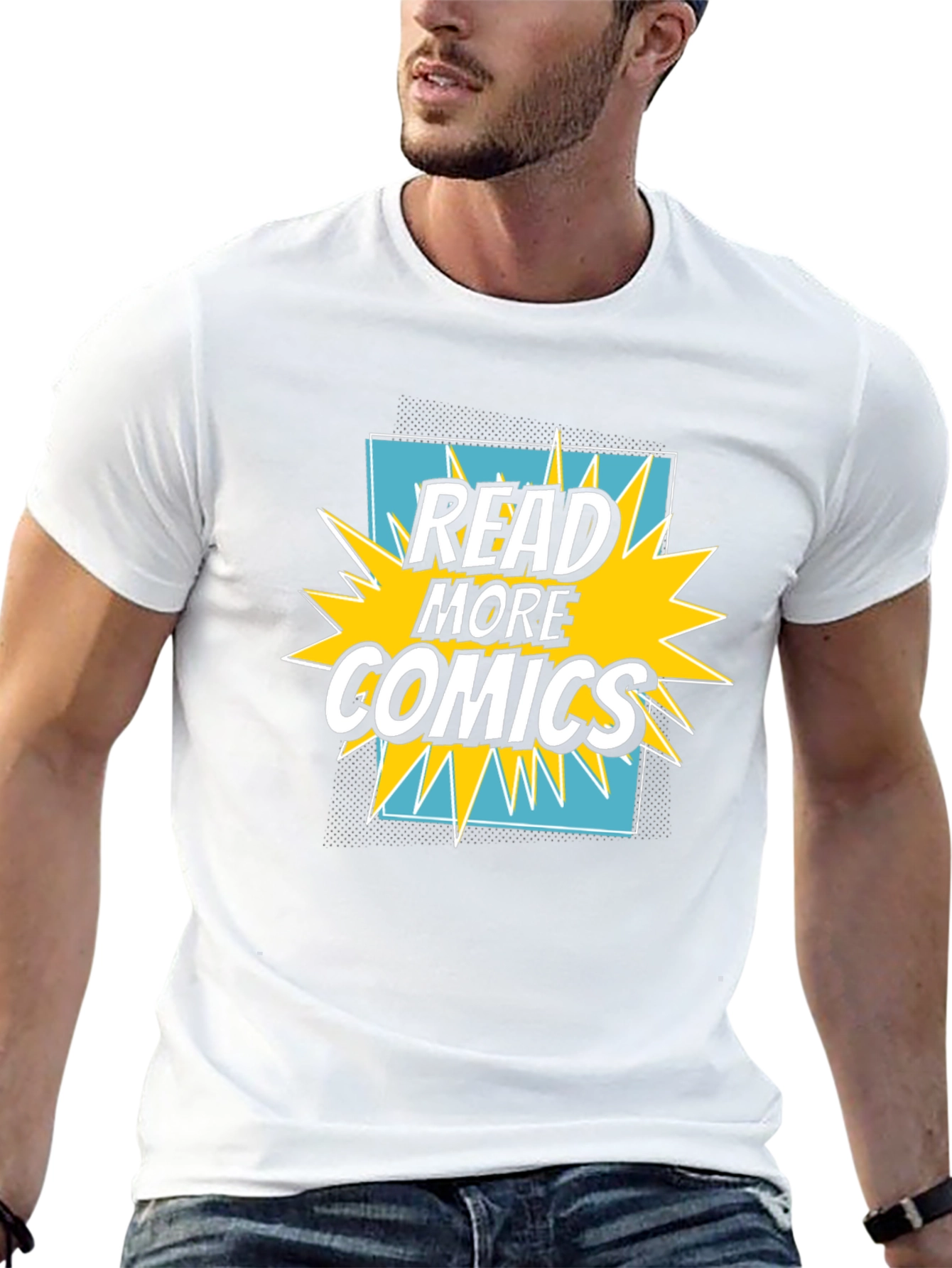 Read More Comics Graphic Tee - Black