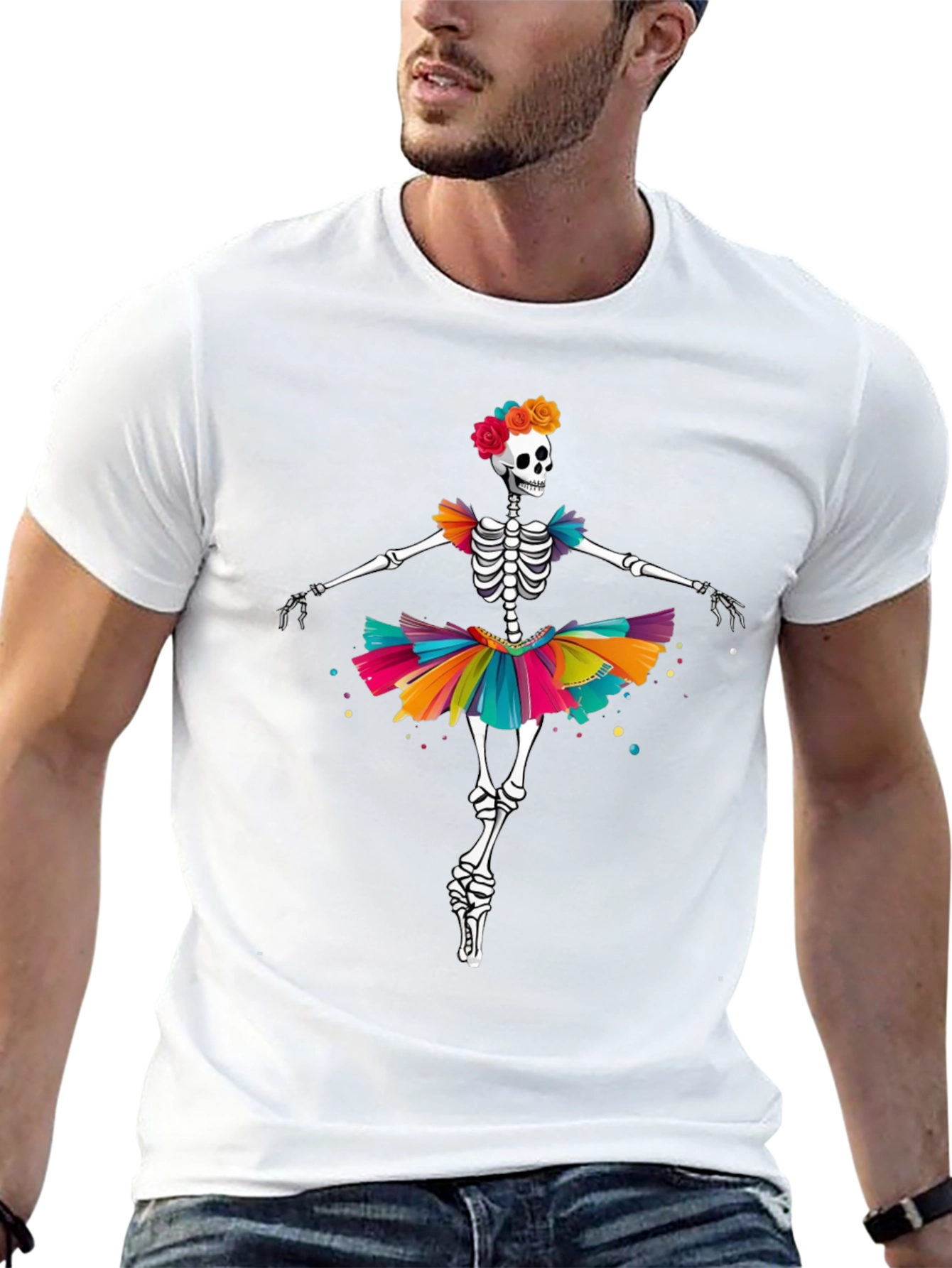 Skeleton Ballerina Graphic Tee