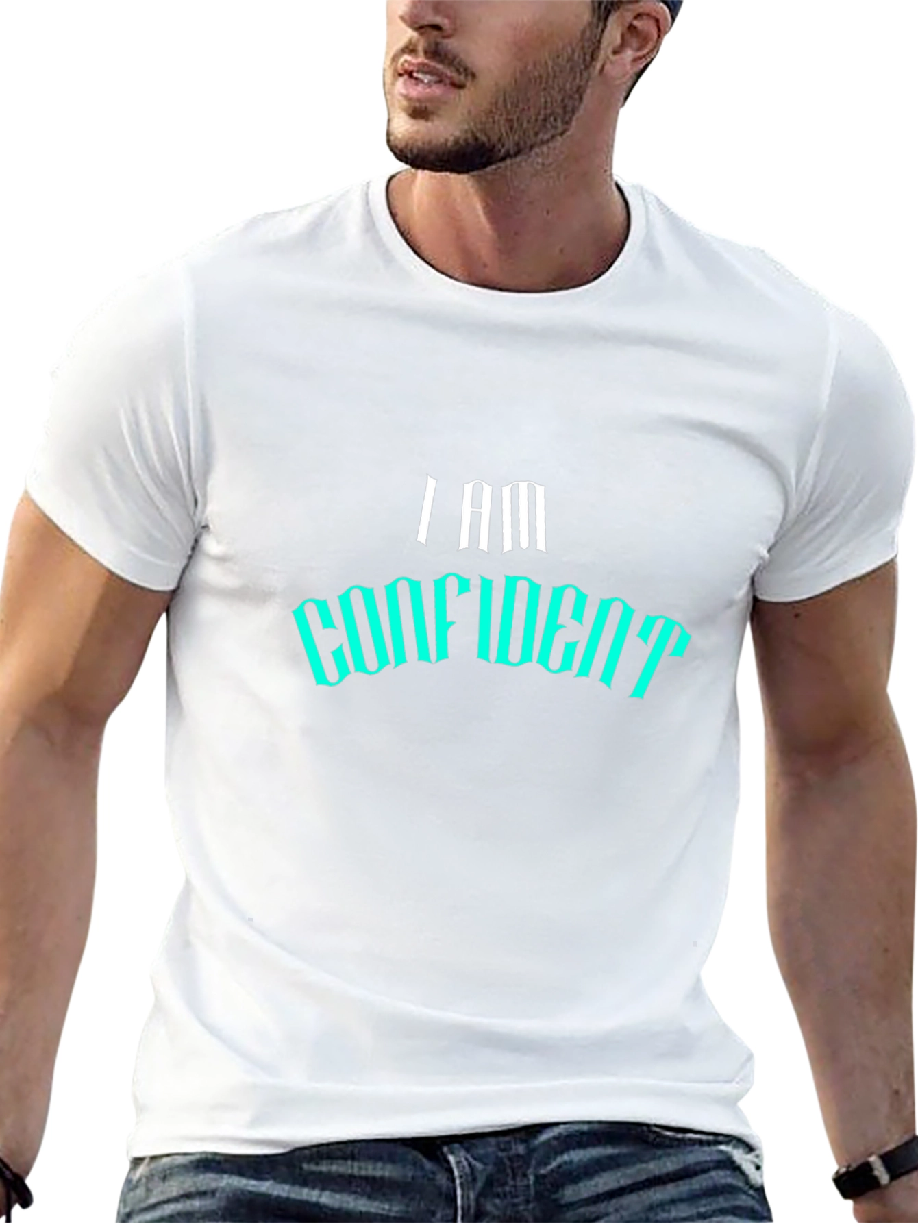 I Am Confident Black T-Shirt