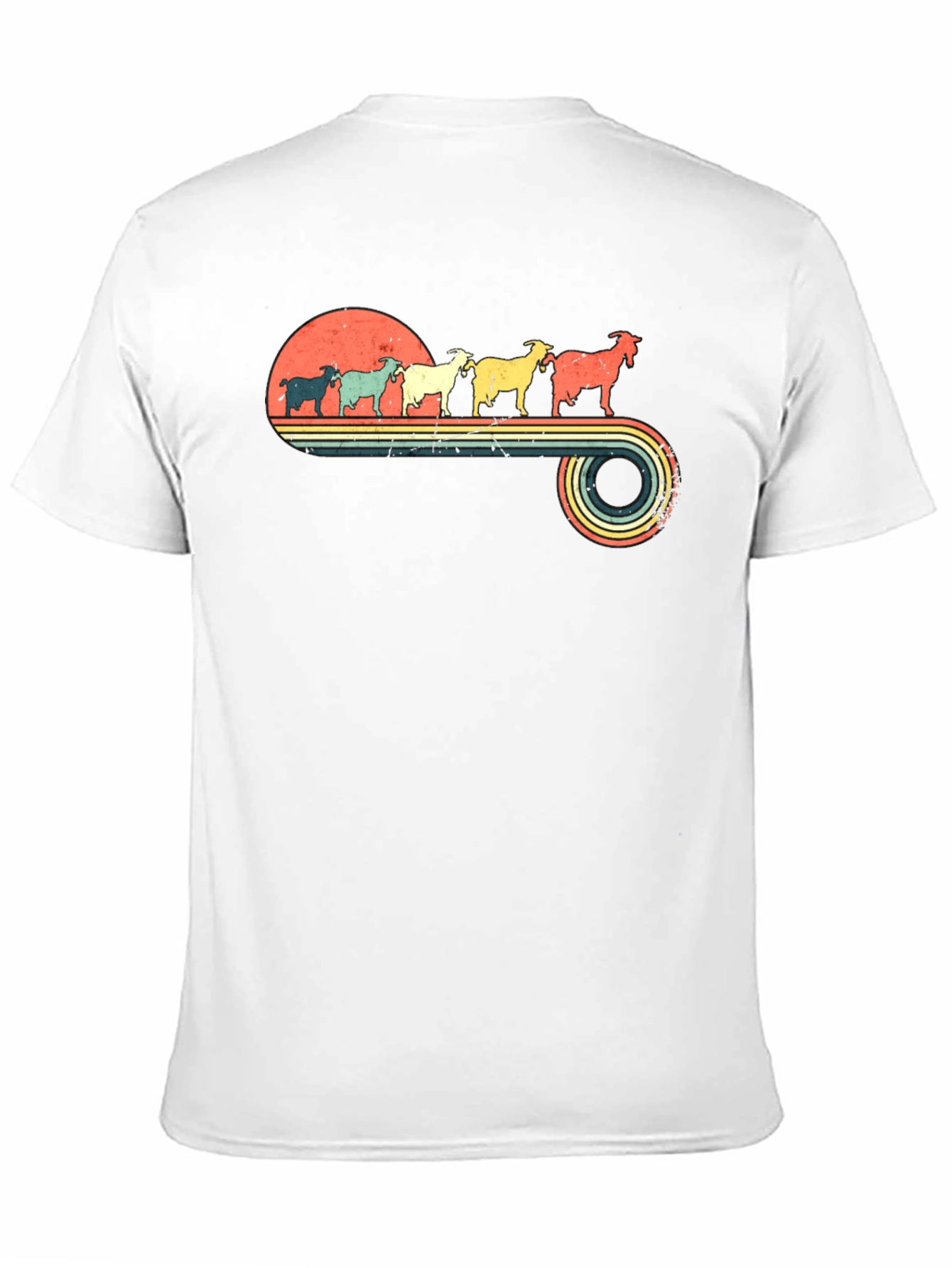 Retro Goat Graphic Tee