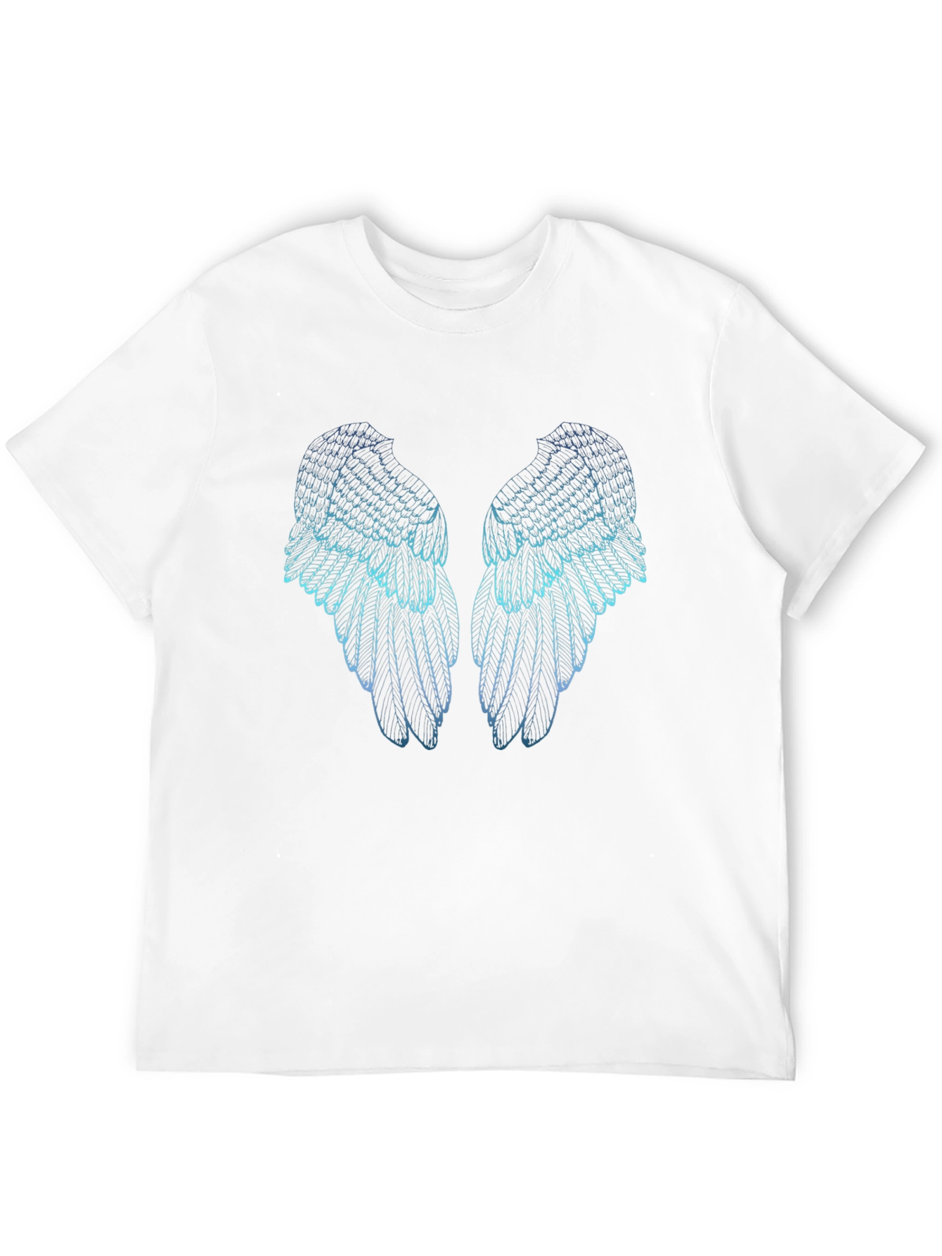 Angel Wings Graphic Black T-Shirt