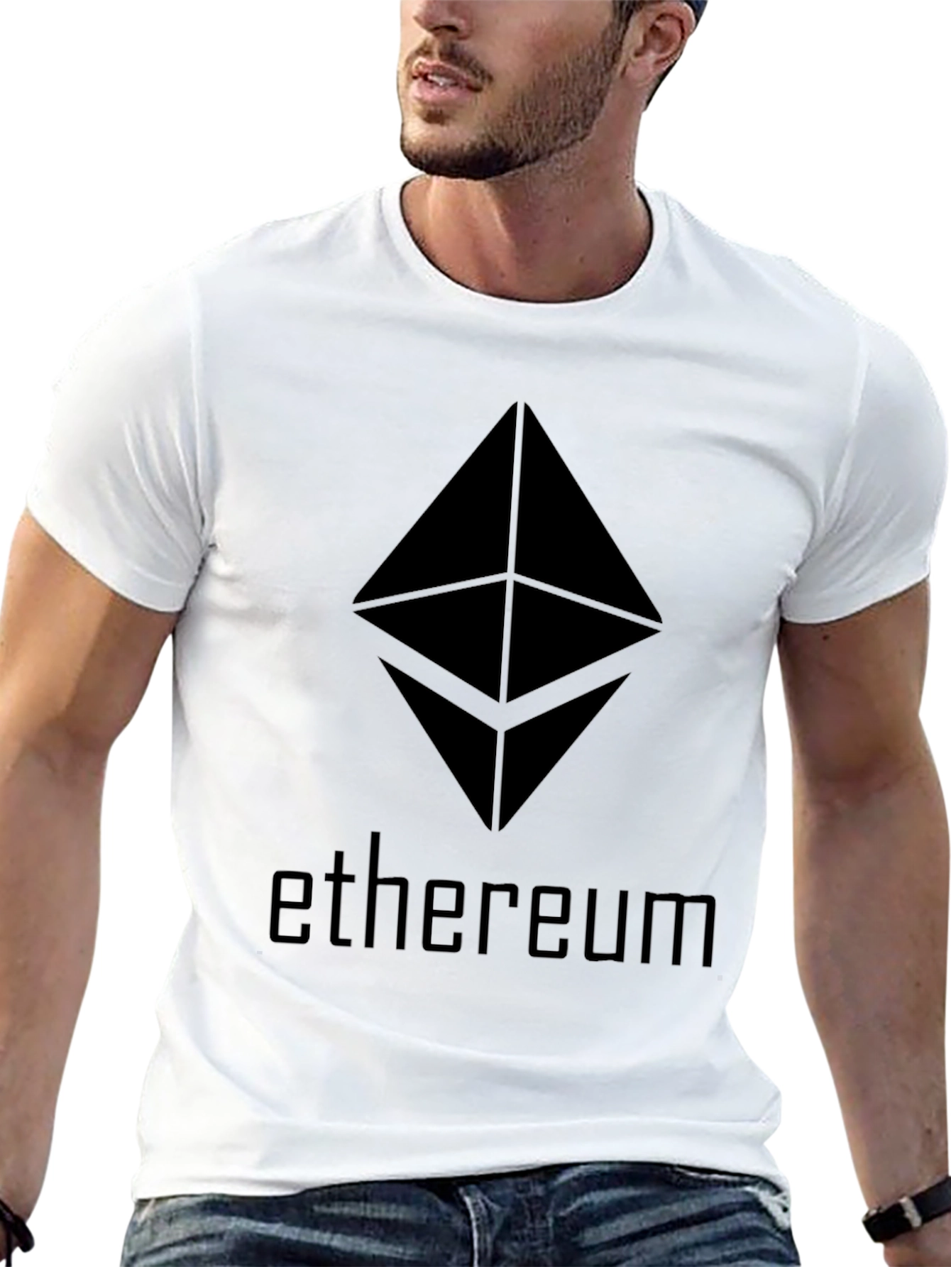 Ethereum Crypto Black T-Shirt - Modern Style
