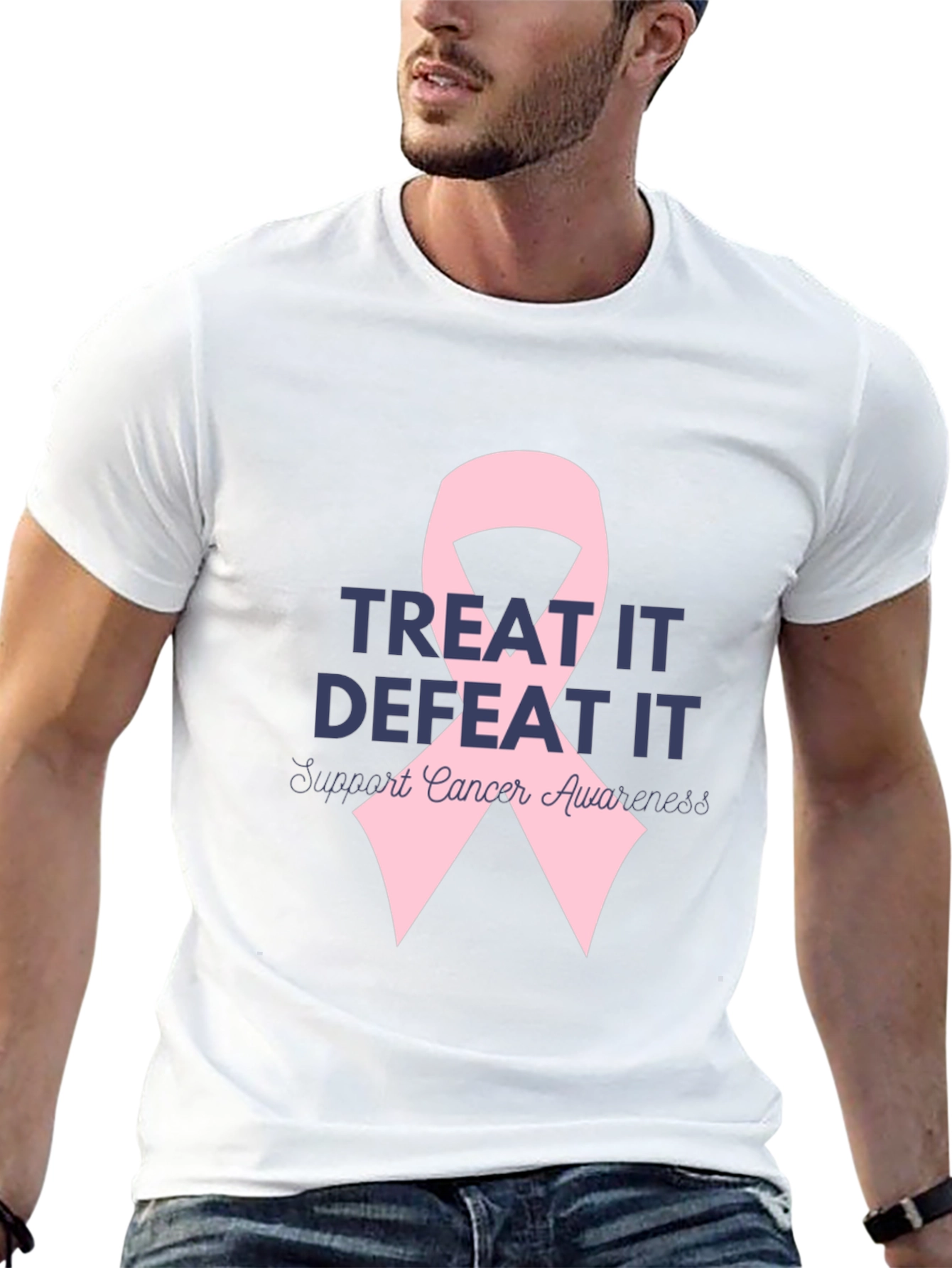 Cancer Awareness T-Shirt: Treat & Defeat