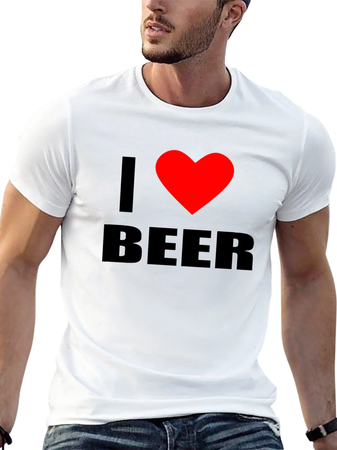 I Heart Beer Black T-Shirt