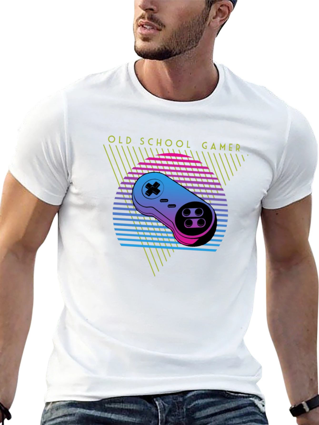 Old School Gamer Retro Style T-Shirt