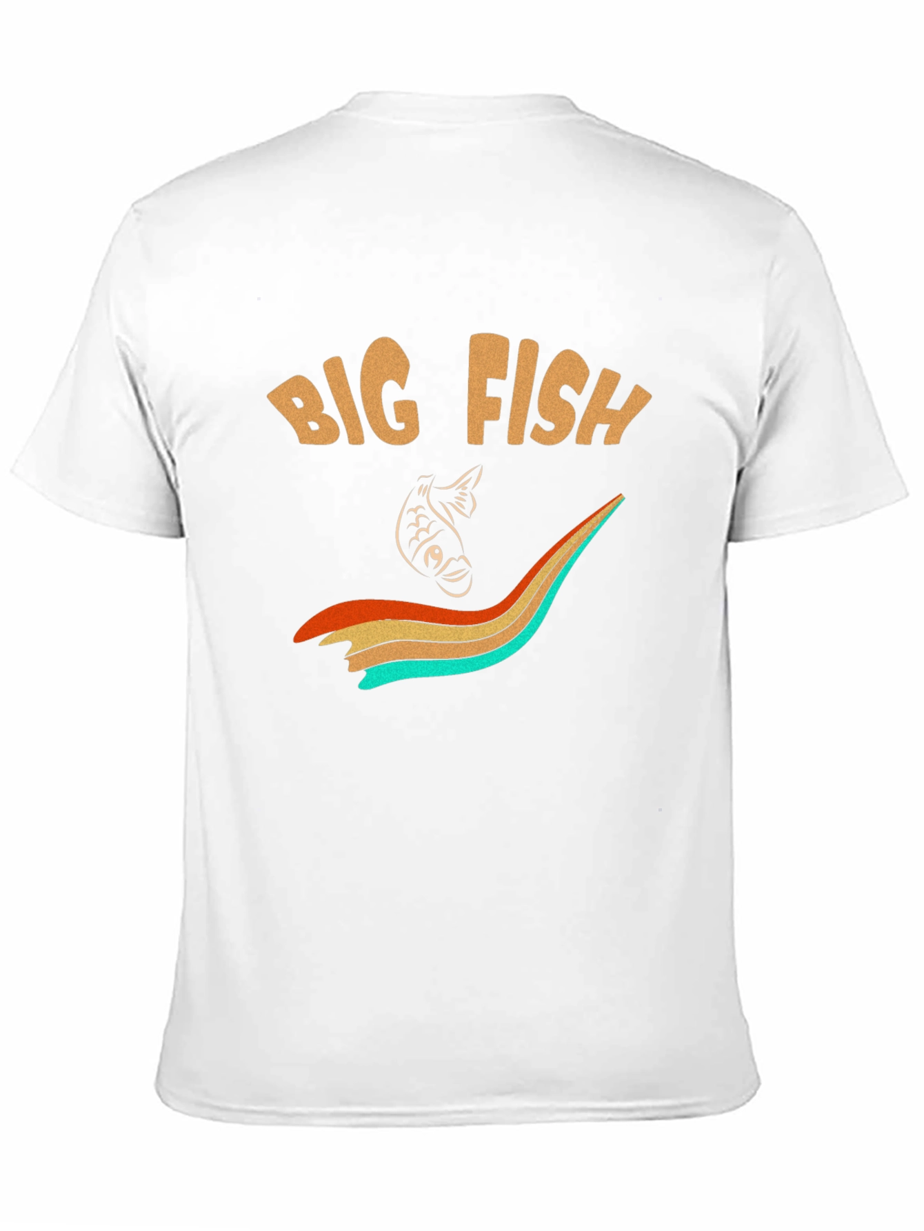 Big Fish Graphic T-Shirt - Retro Style
