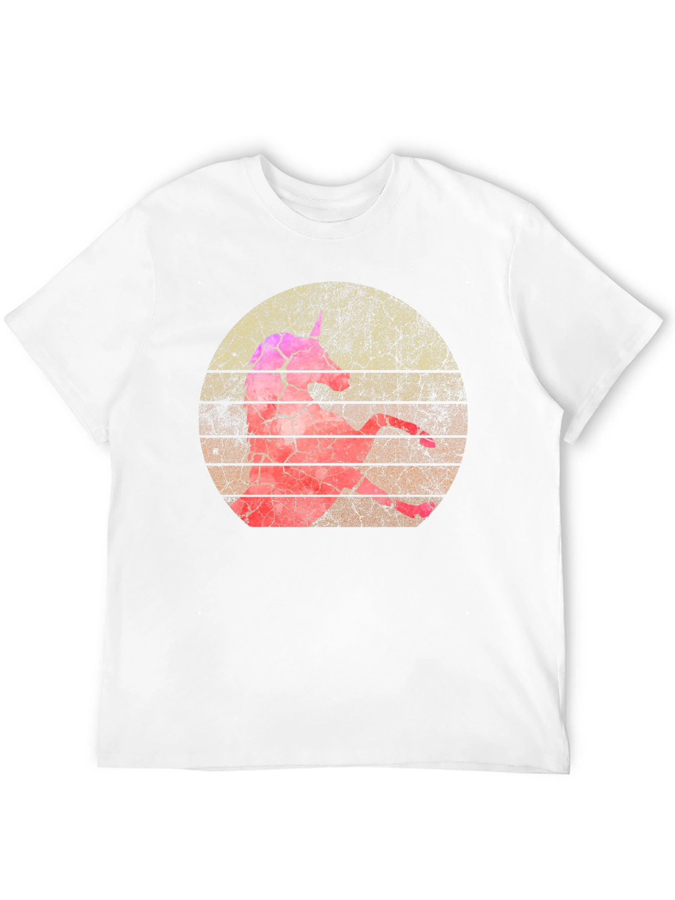 Retro Unicorn Graphic T-Shirt