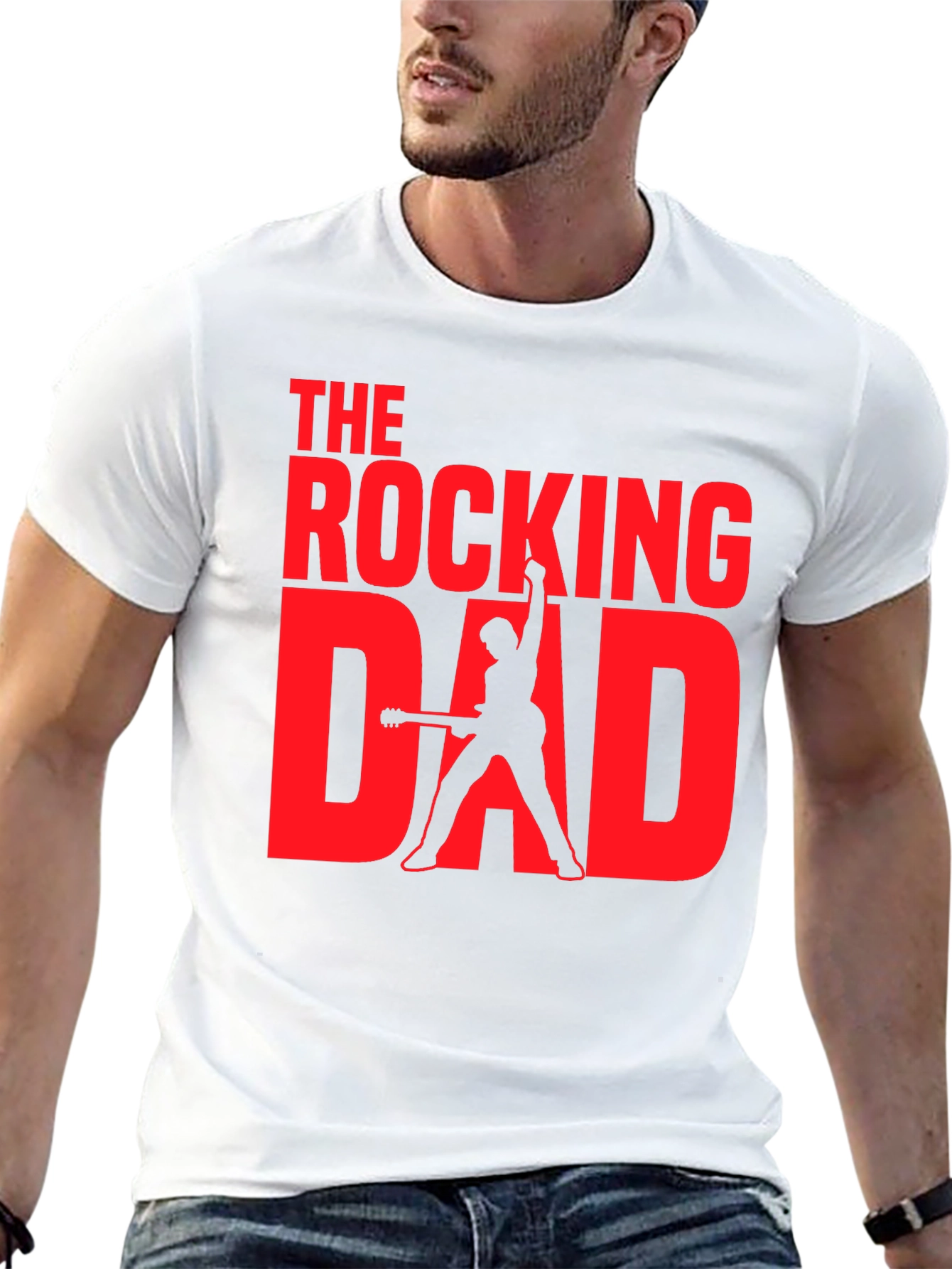 Rocking Dad Graphic Tee - Black