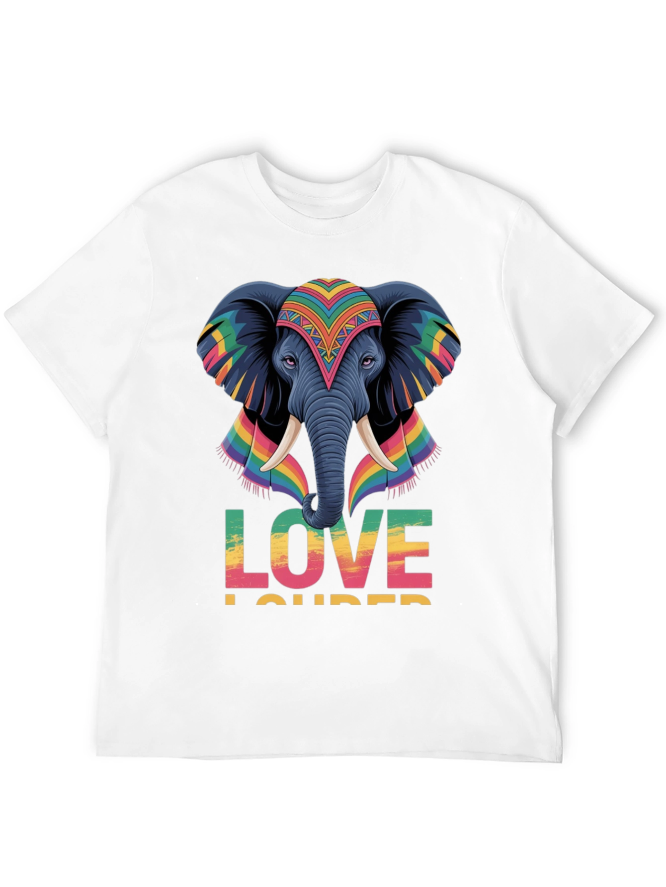 Elephant Love Louder Graphic Tee