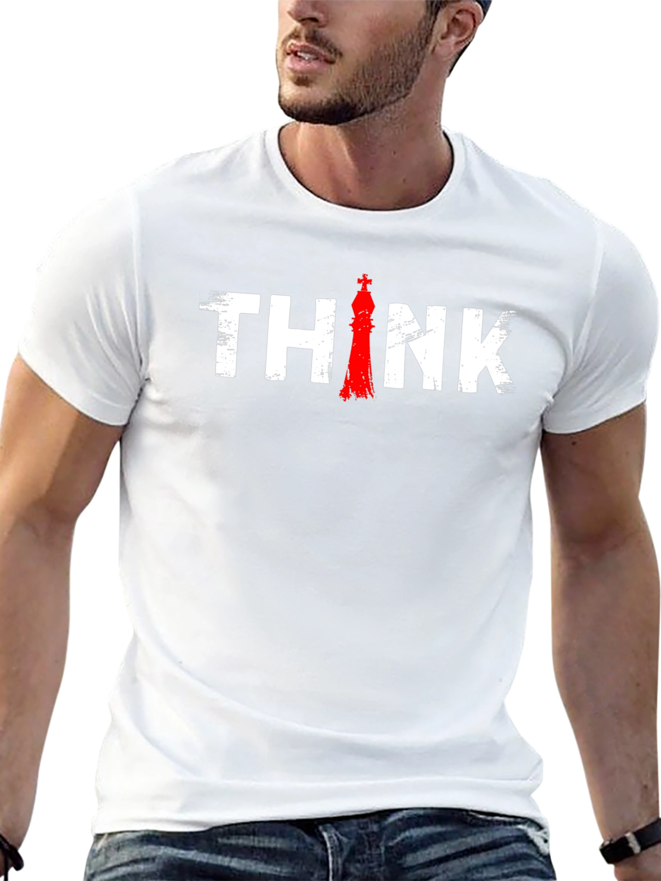Think Chess King T-Shirt - Strategy Game Tee
