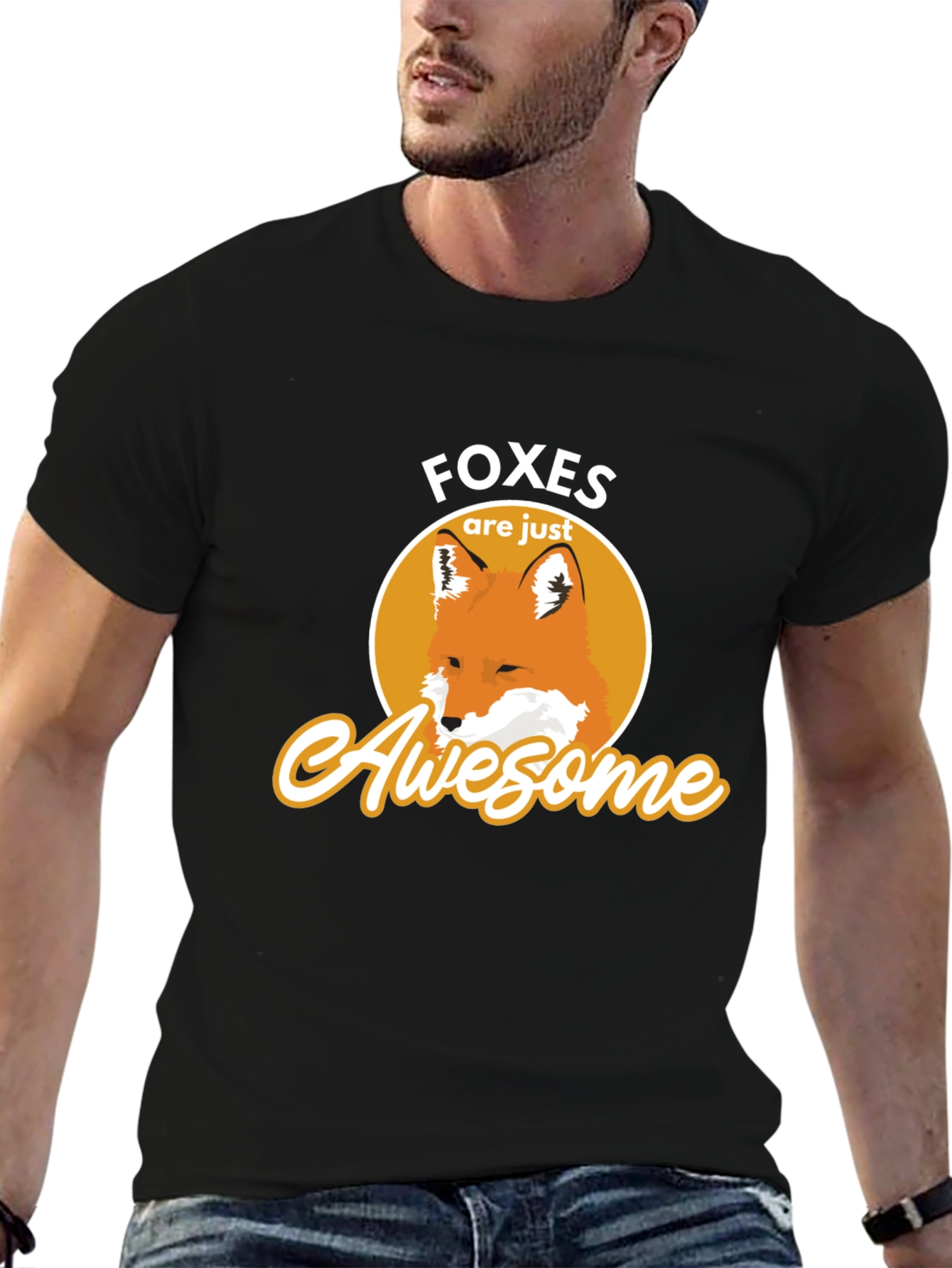 Foxes Are Awesome T-Shirt - Cute Animal Graphic Tee