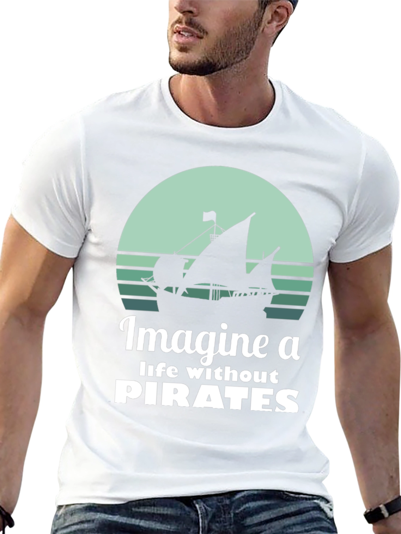 Imagine A Life Without Pirates Graphic Tee