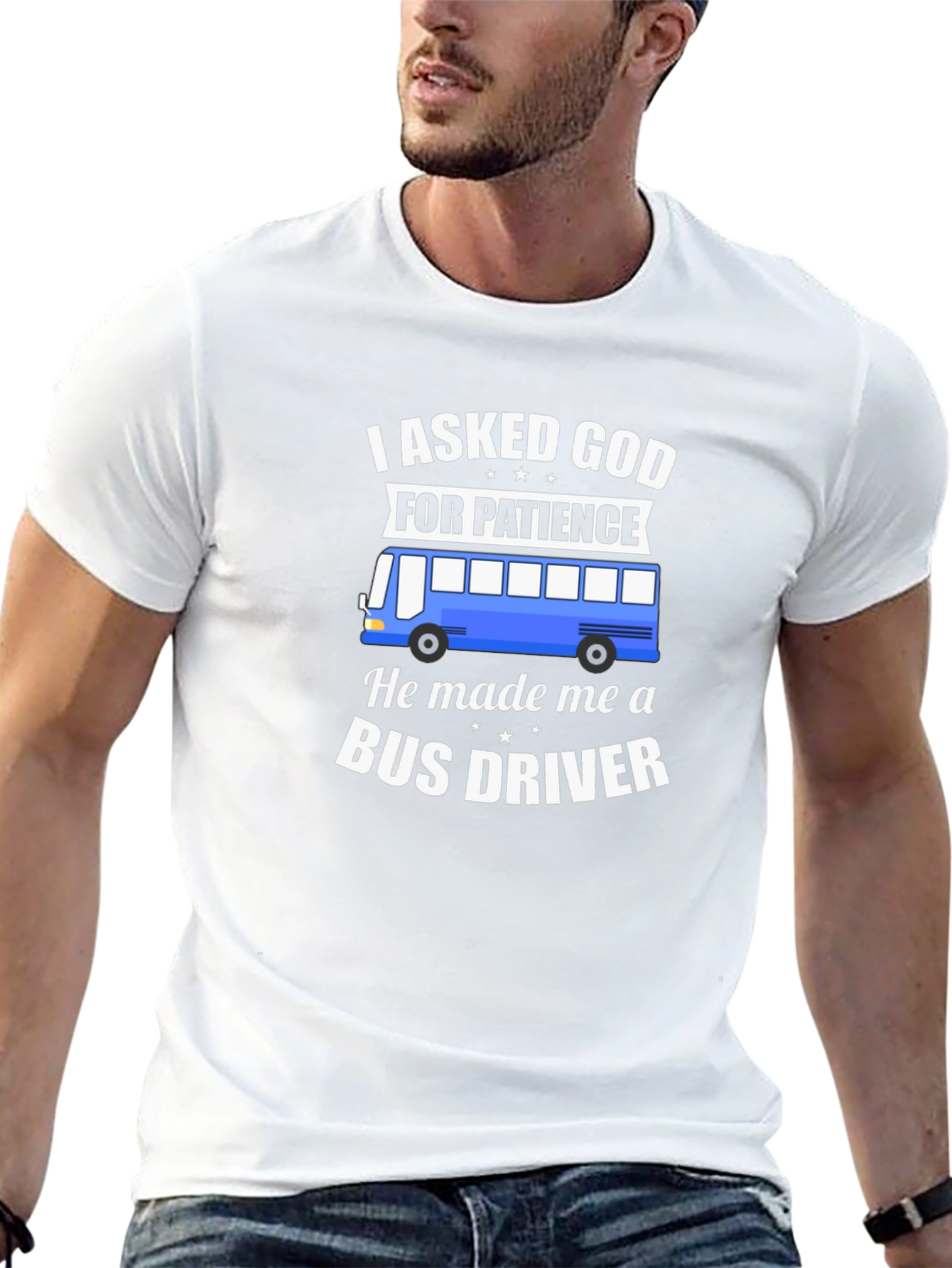 Funny Bus Driver Graphic T-Shirt