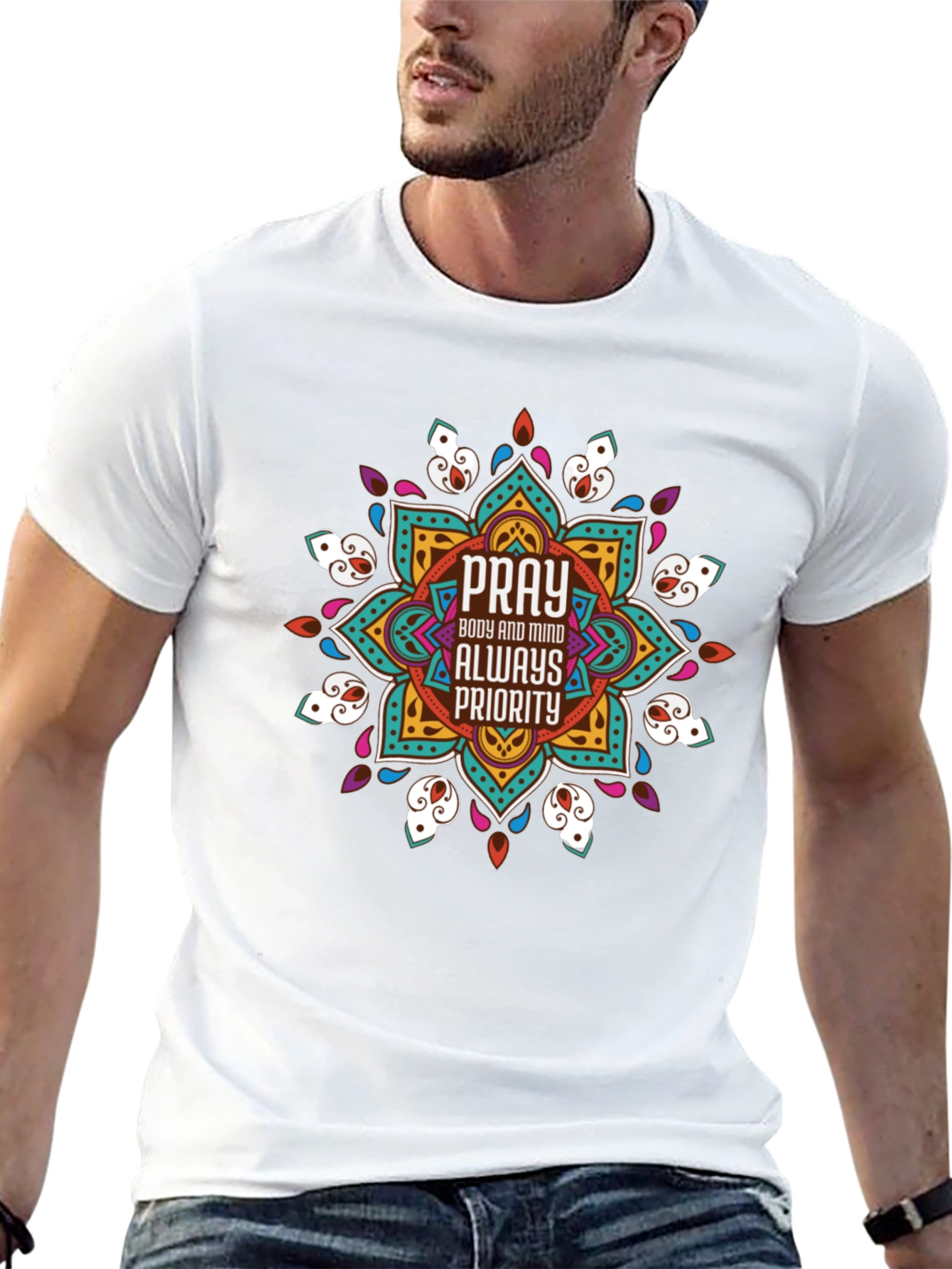 Pray Body and Mind Graphic Tee