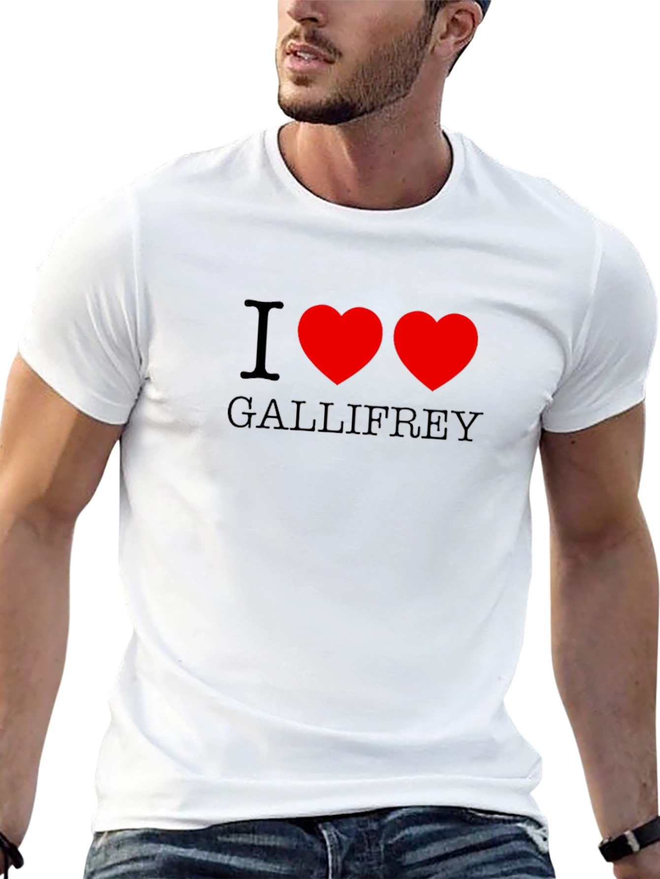 I Heart Gallifrey Black T-Shirt
