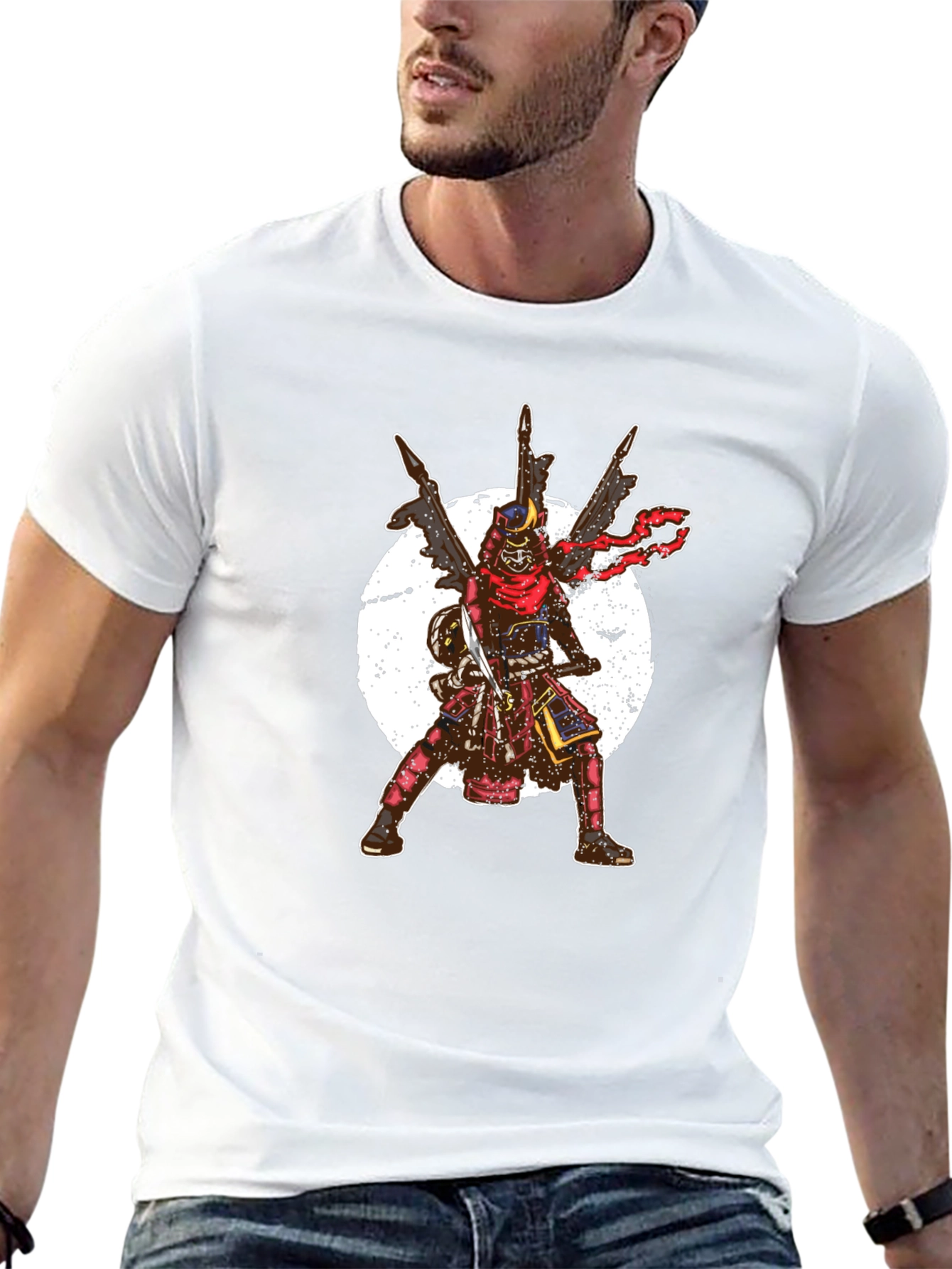 Samurai Graphic Tee - Cool Warrior Design