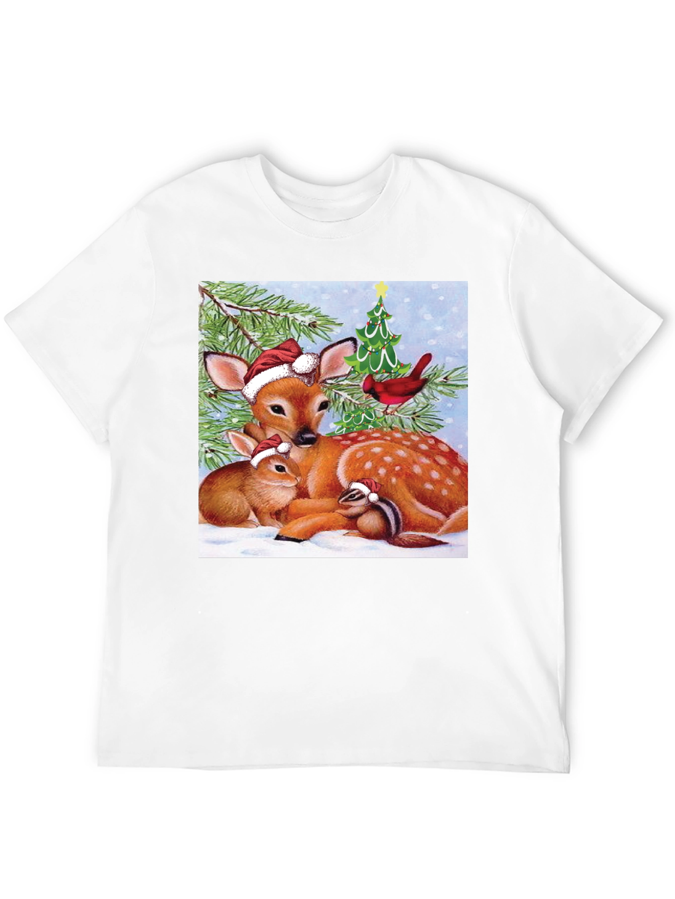 Festive Wildlife Graphic Tee
