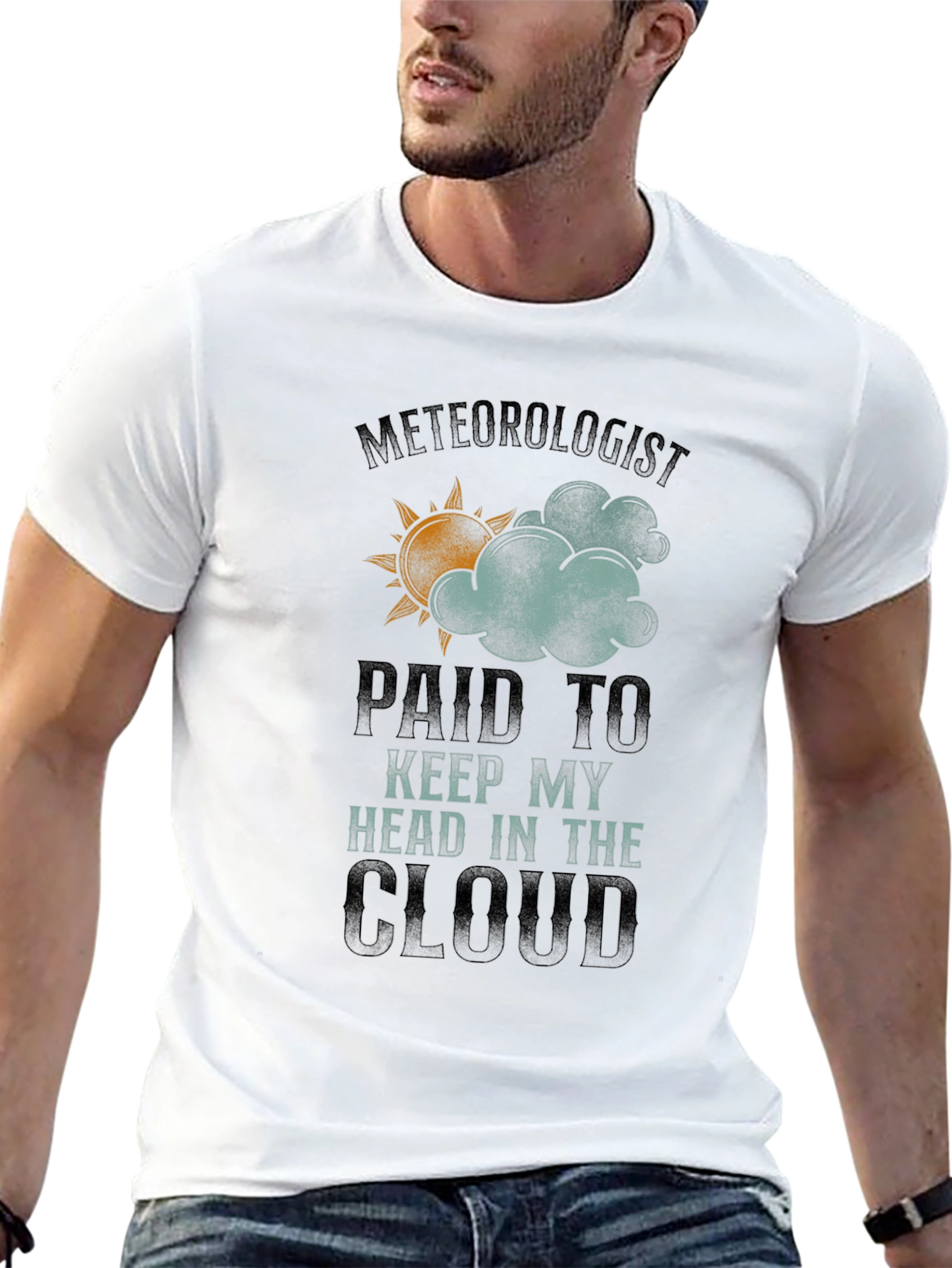 Meteorologist Cloud Graphic T-Shirt