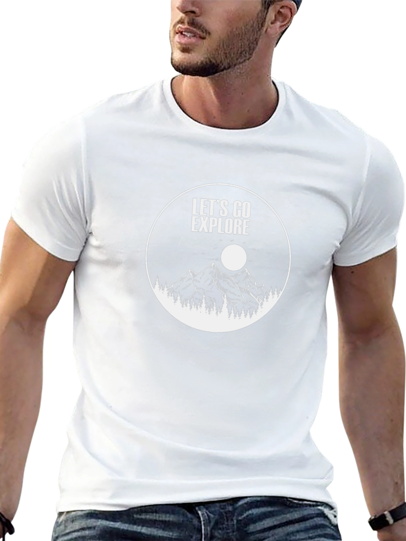 Lets Go Explore Graphic Tee - Adventure Awaits!