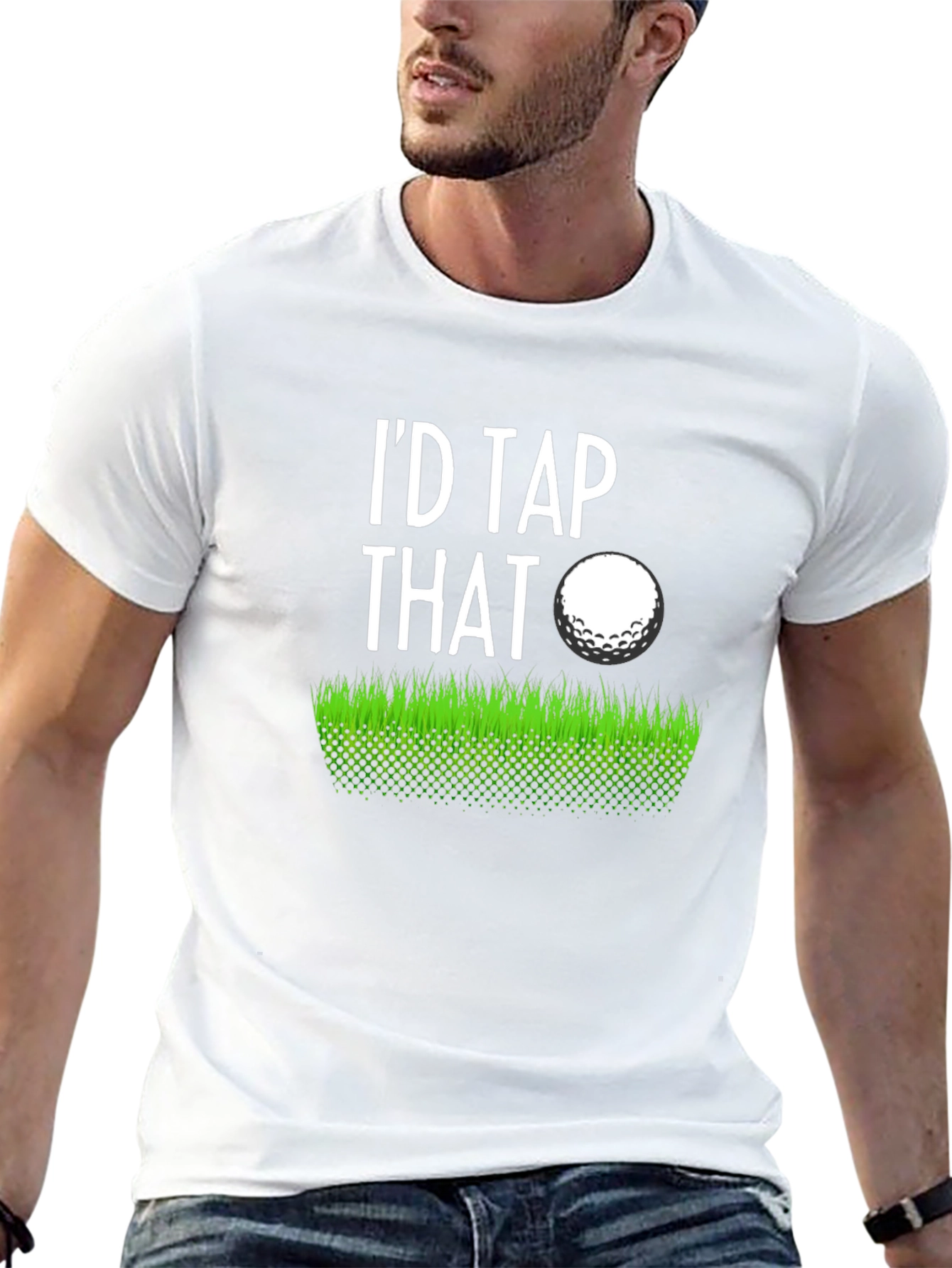 Id Tap That Golf T-Shirt Funny Golfer Tee
