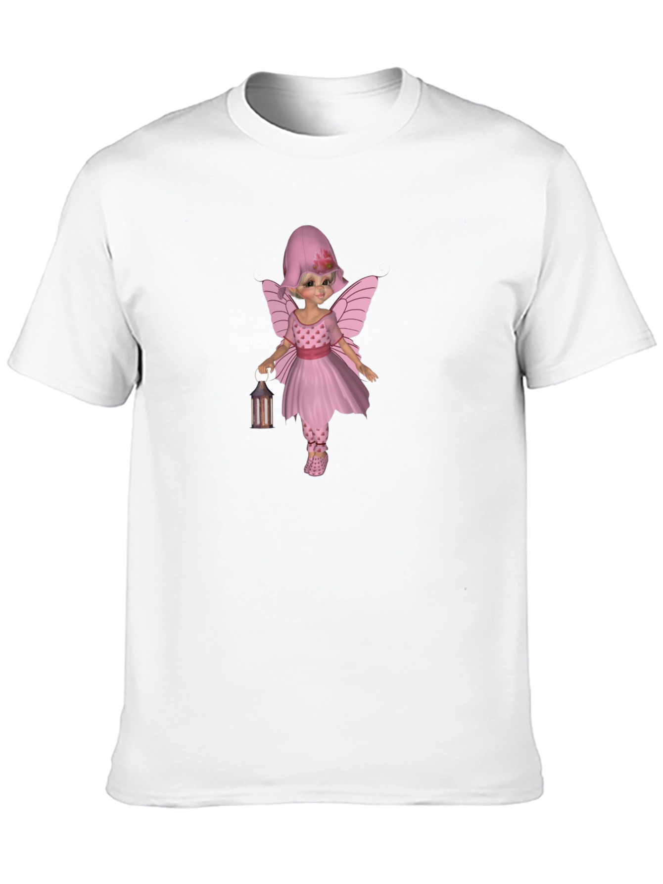 Fairy Girl Graphic Tee - Black