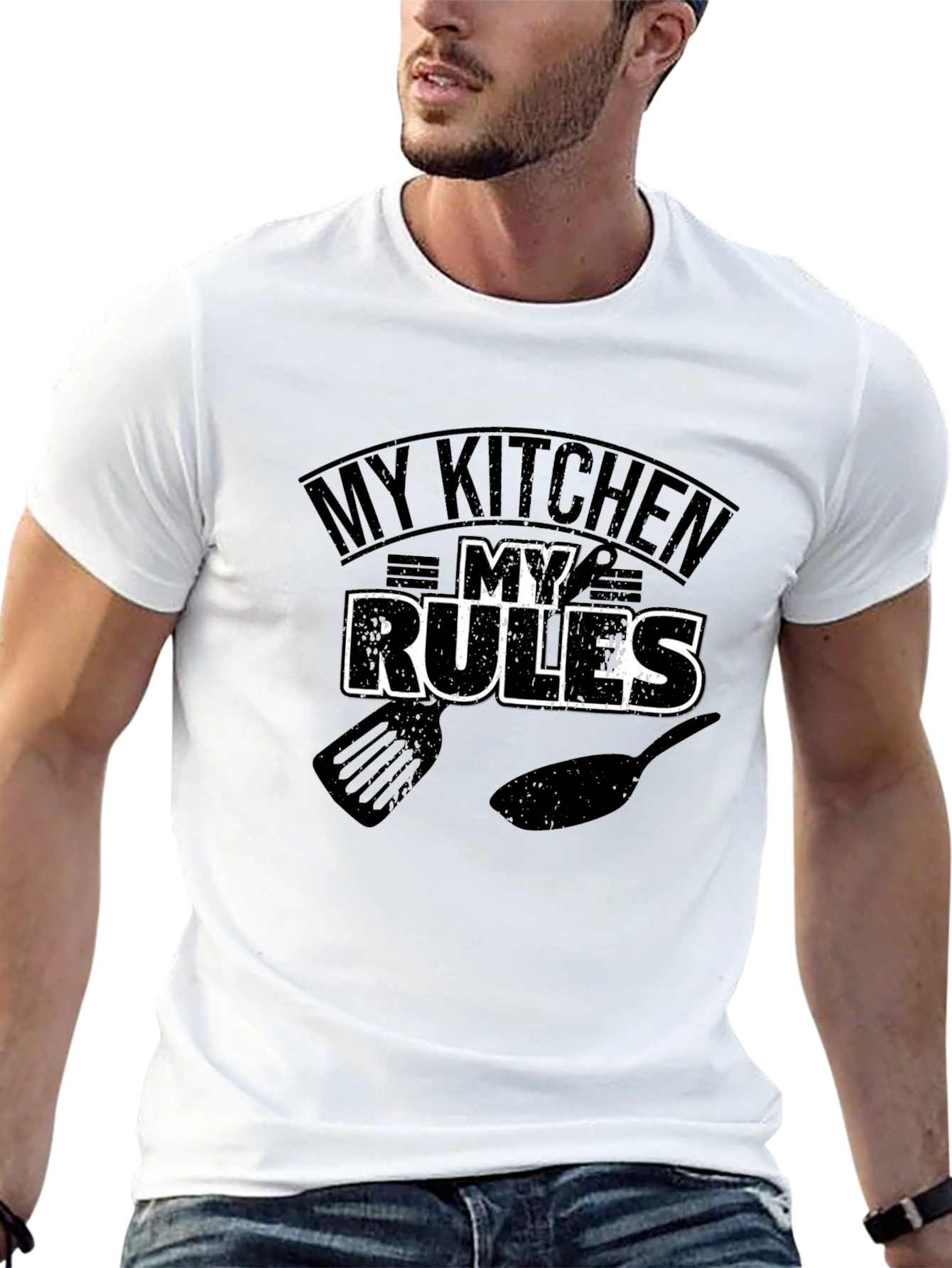 My Kitchen My Rules T-Shirt - Funny Chef Tee