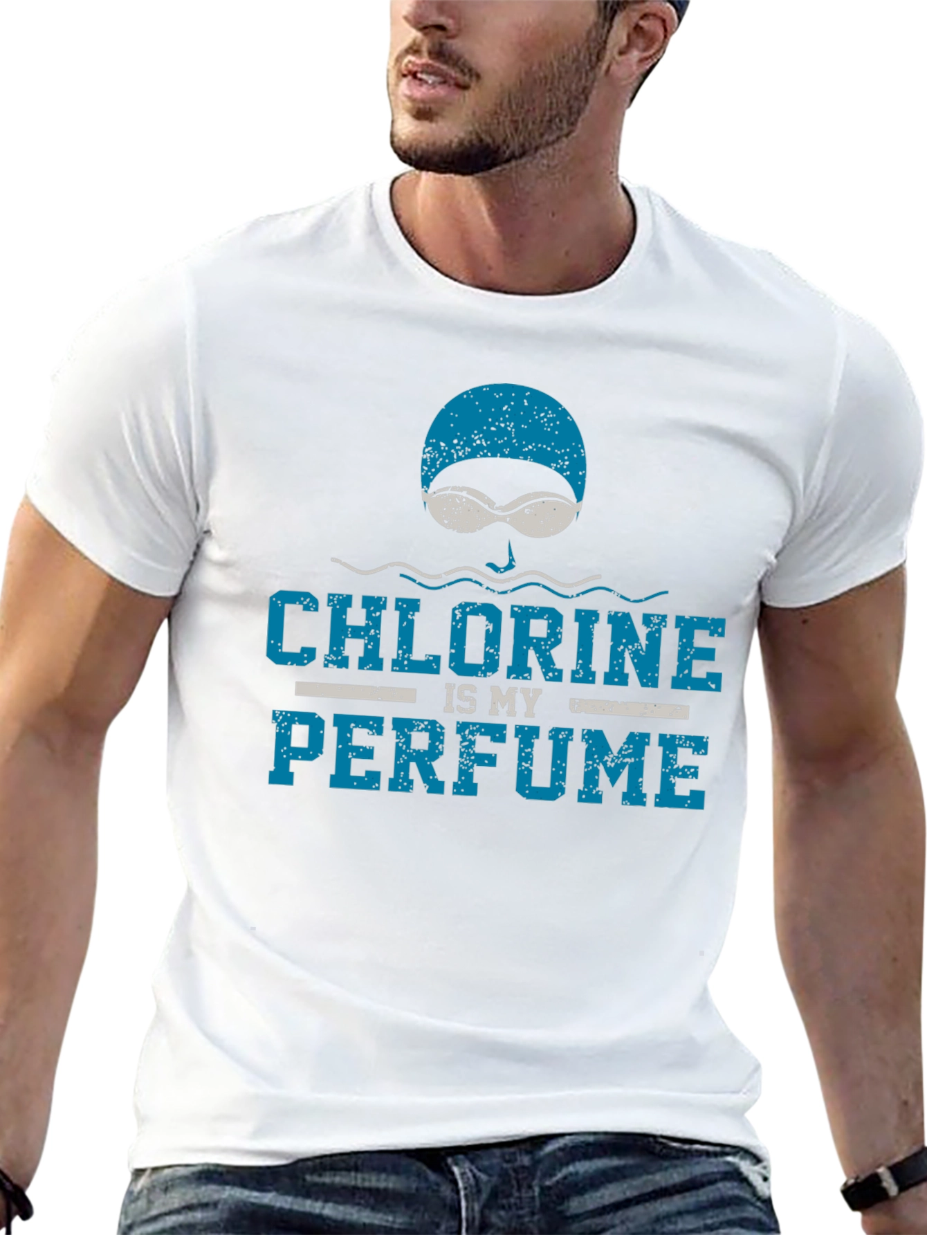 Chlorine Is My Perfume Swimmer T-Shirt