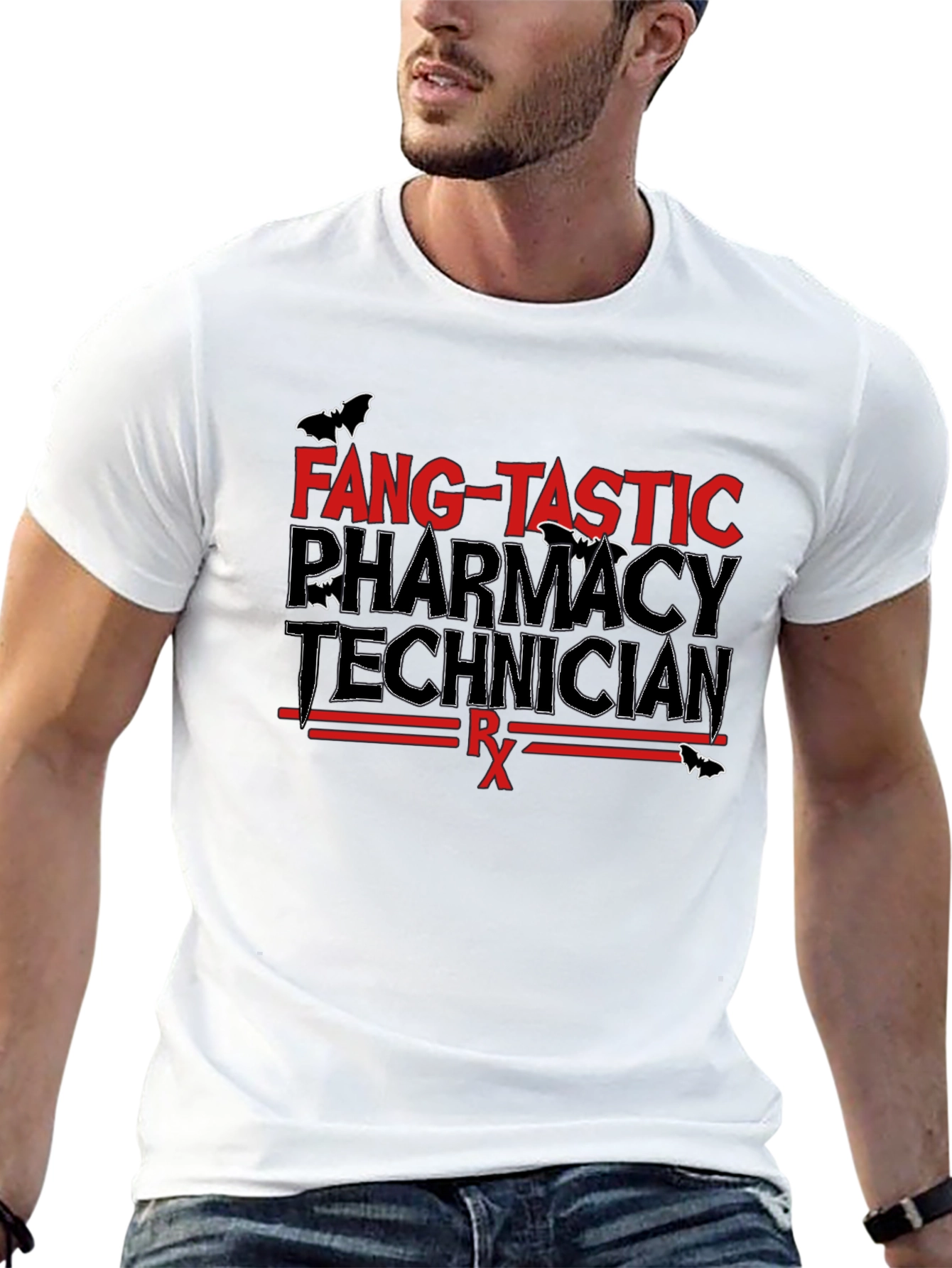 Fang-tastic Pharmacy Technician Halloween T-Shirt