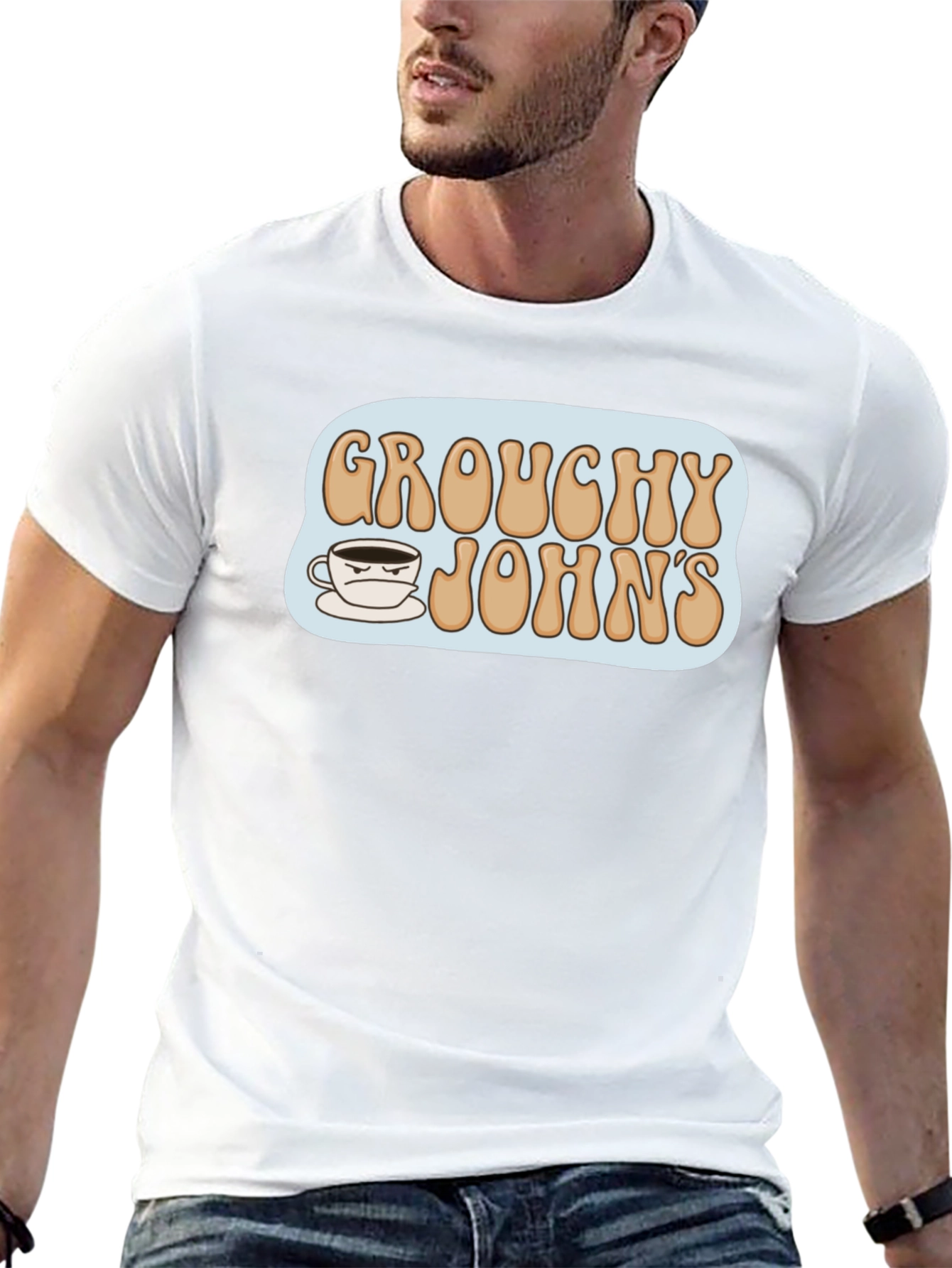 Grouchy Johns Coffee T-Shirt