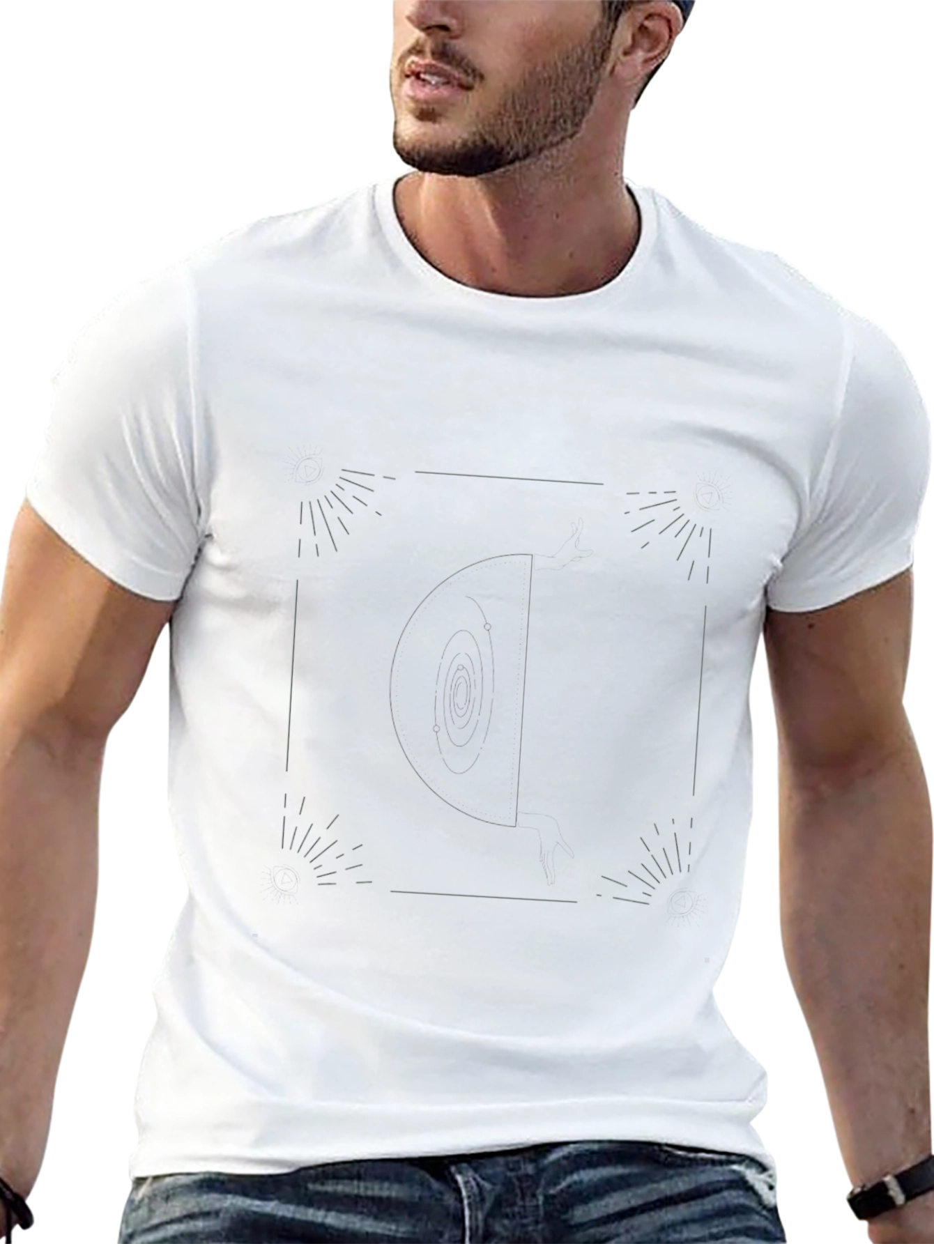 Black Crew Neck T-Shirt