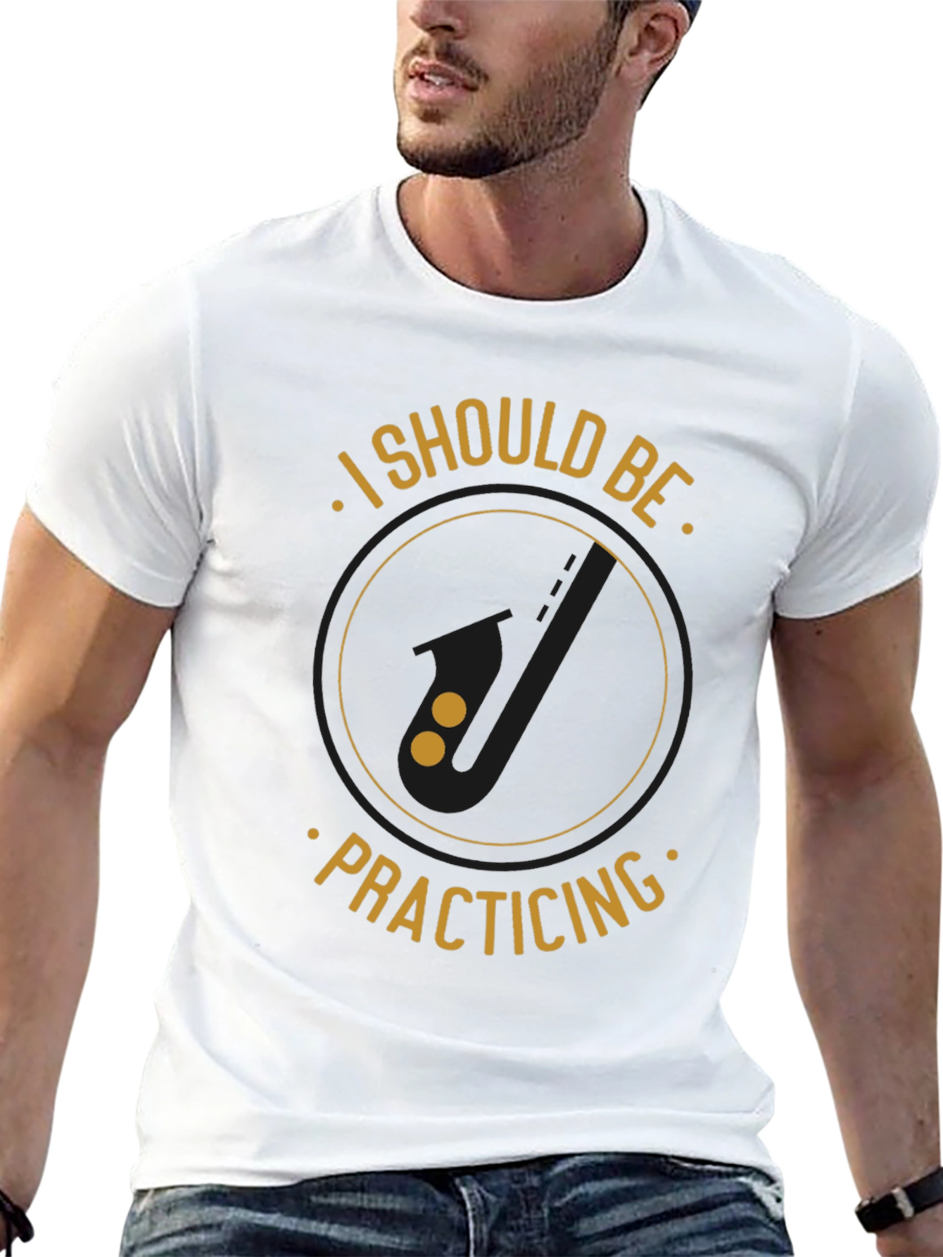 I Should Be Practicing Black T-Shirt