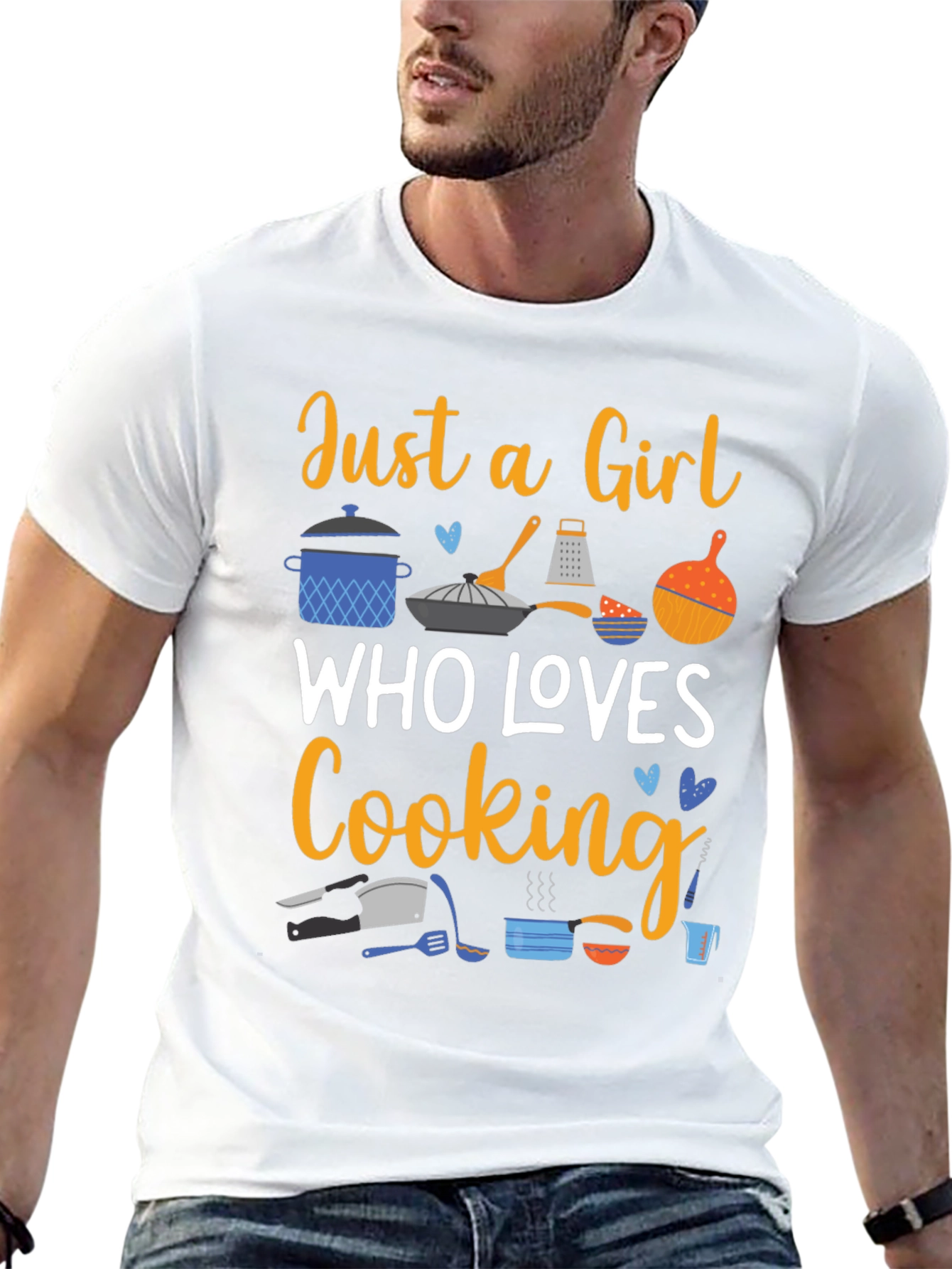 Just a Girl Who Loves Cooking T-Shirt