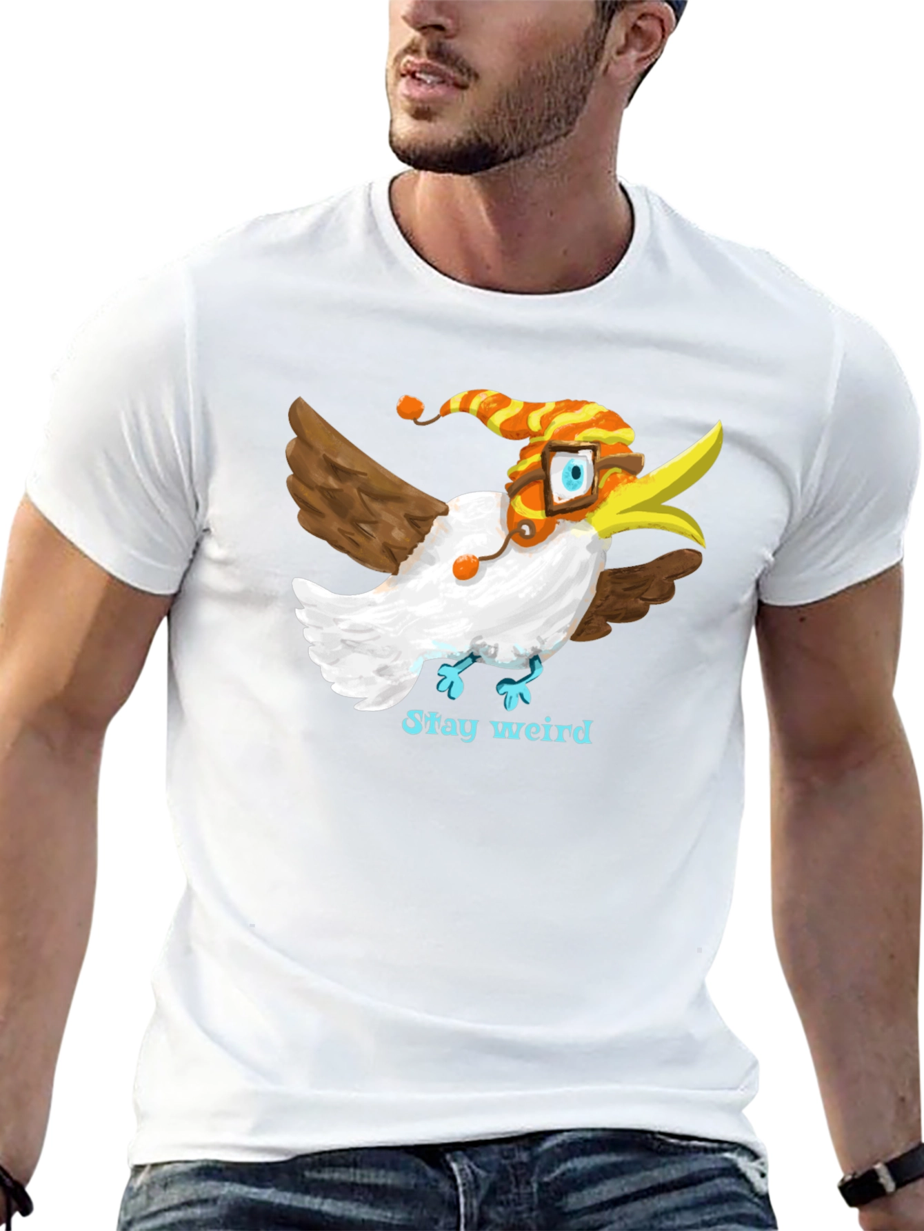 Stay Weird Bird Tee