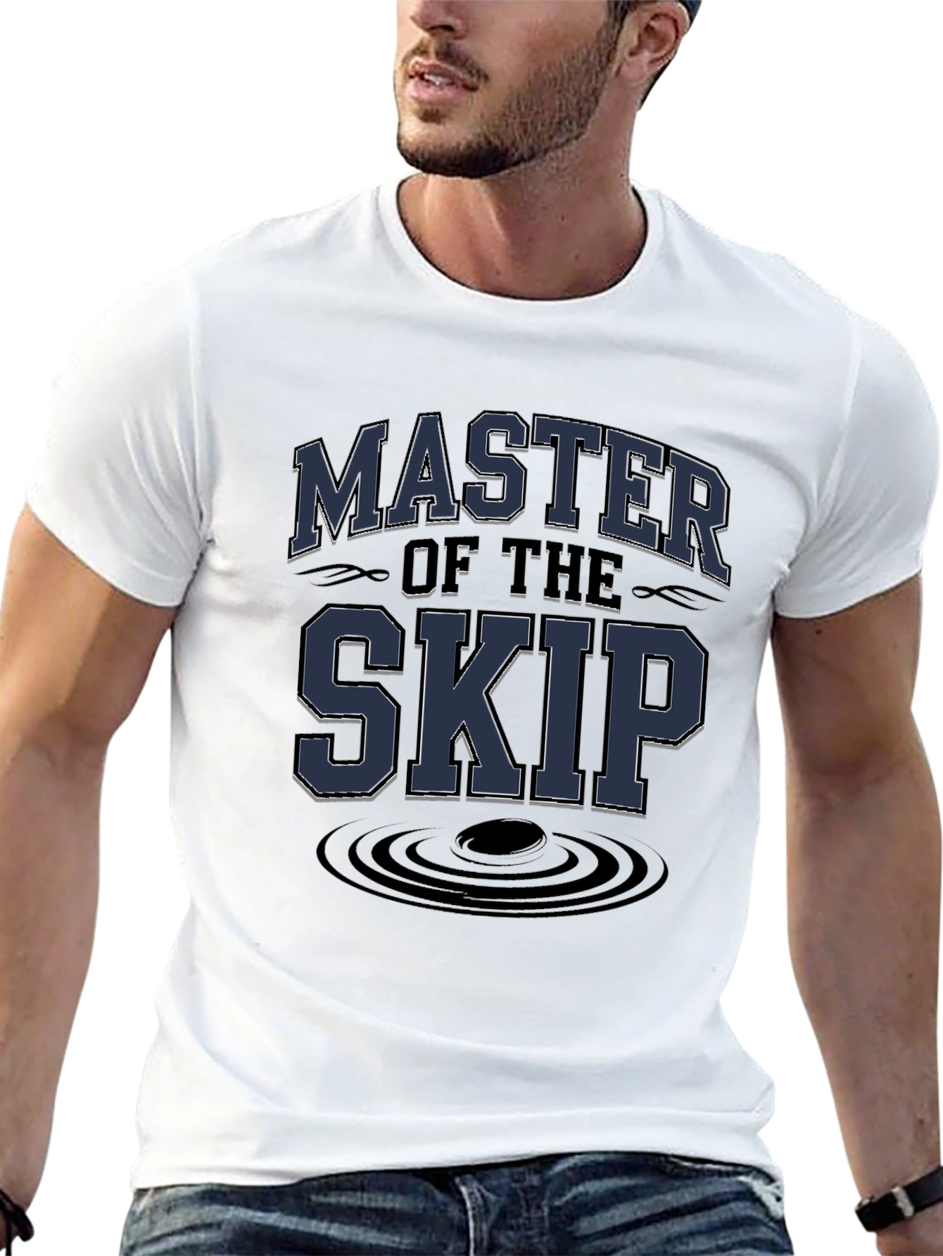 Master of the Skip Black Graphic T-Shirt