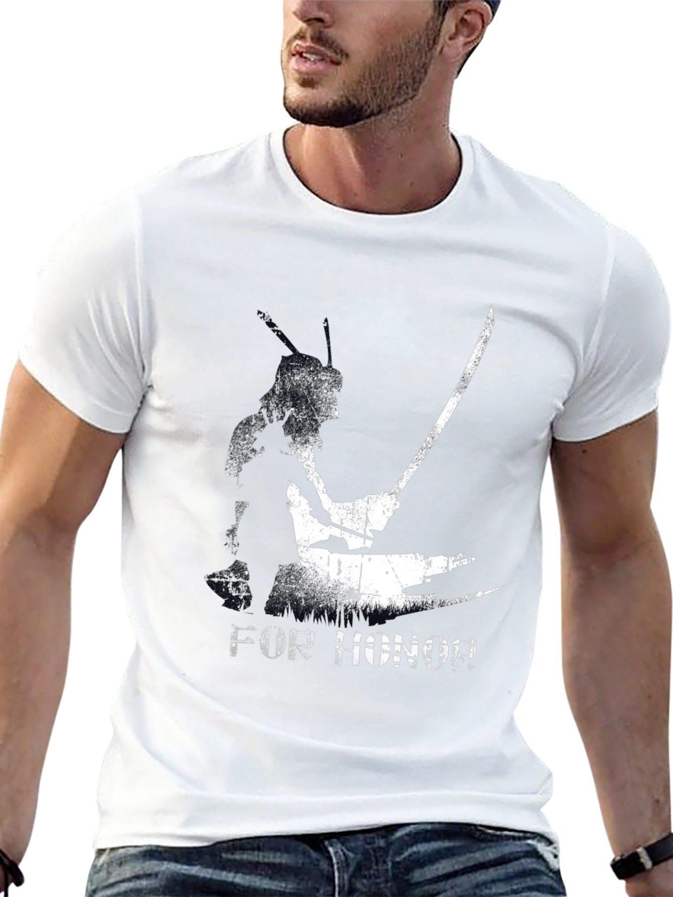 For Honor Samurai Graphic Black T-Shirt